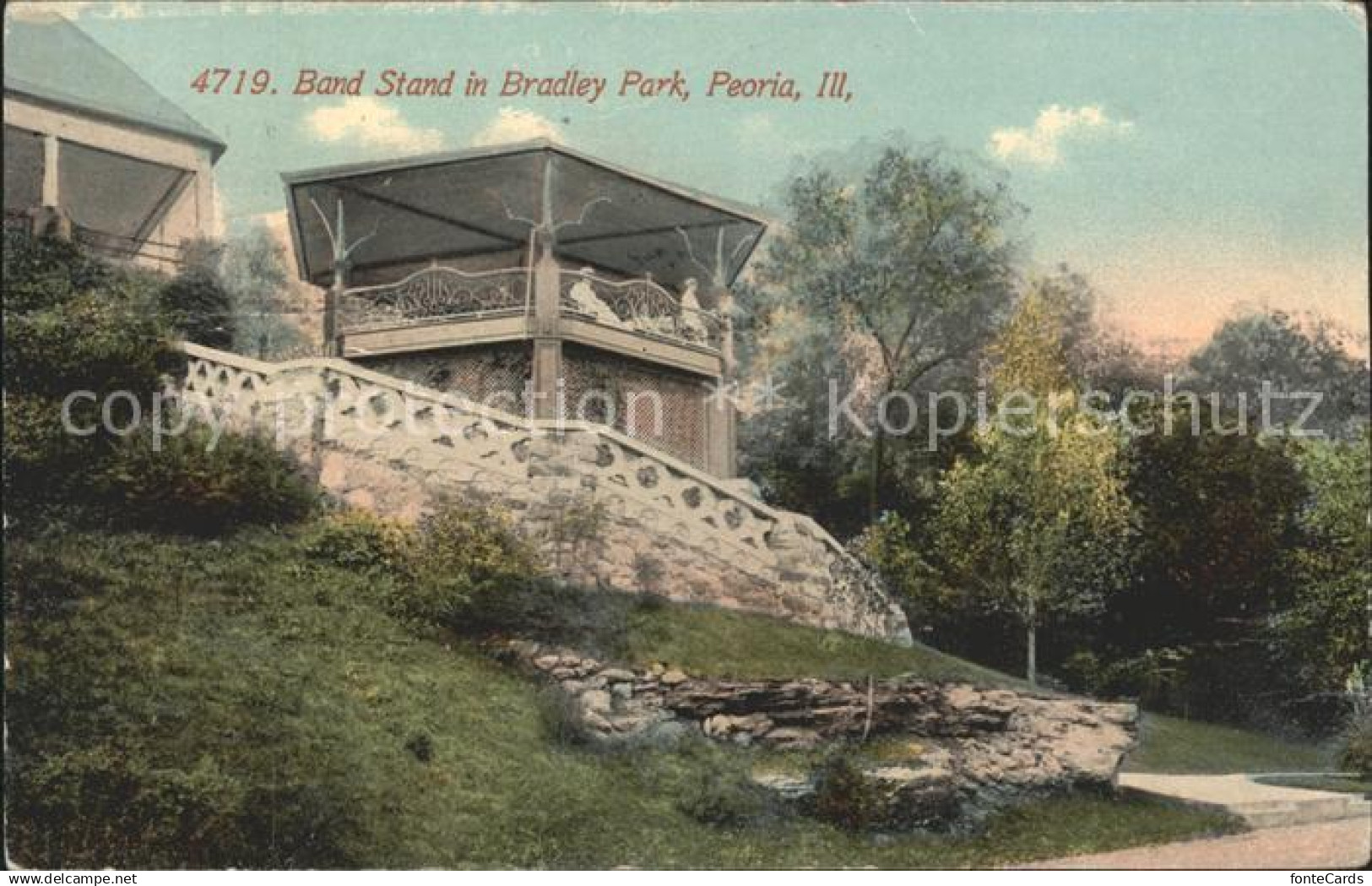 11700939 Peoria Illinois Band Stand in Bradley Park