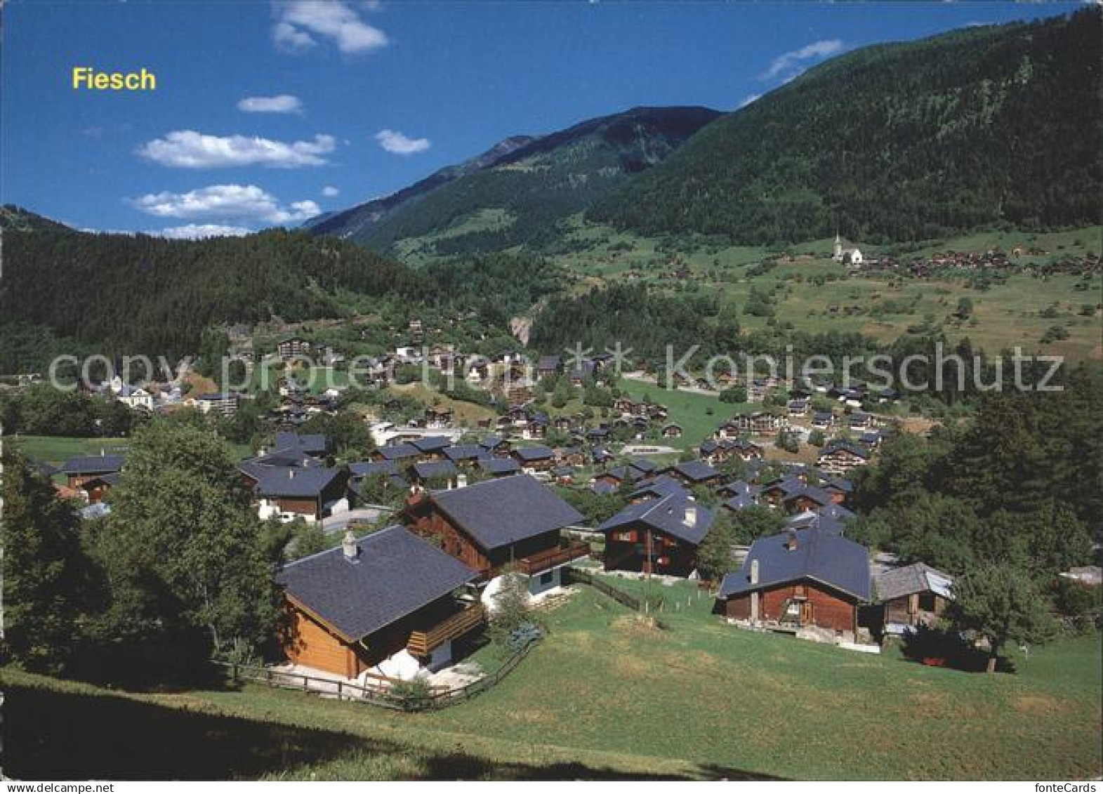 11715631 Fiesch mit Ernergalen und Ernen