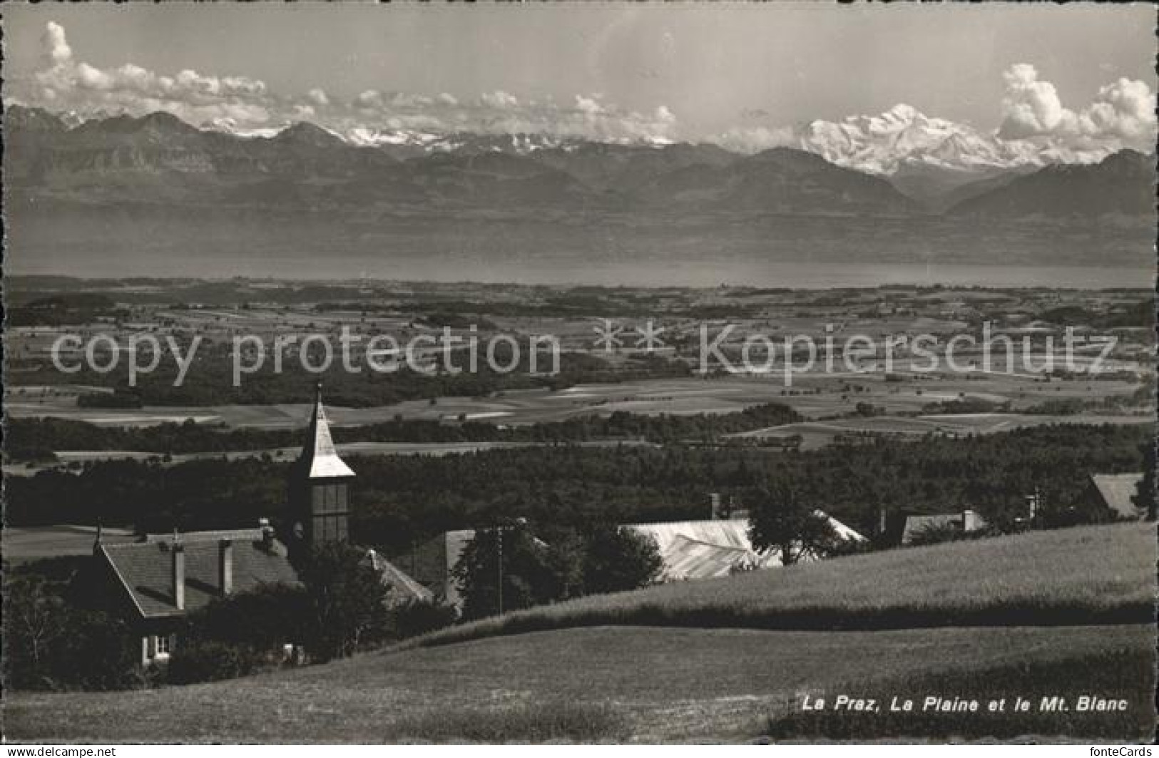 11731642 La Praz Le Plaine et le Mt Blanc