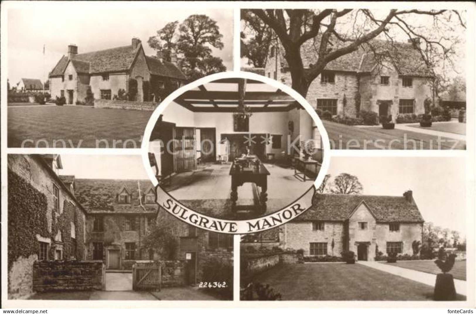 11751871 Sulgrave Sulgrave Manor Valentine's Post Card South Northamptonshire