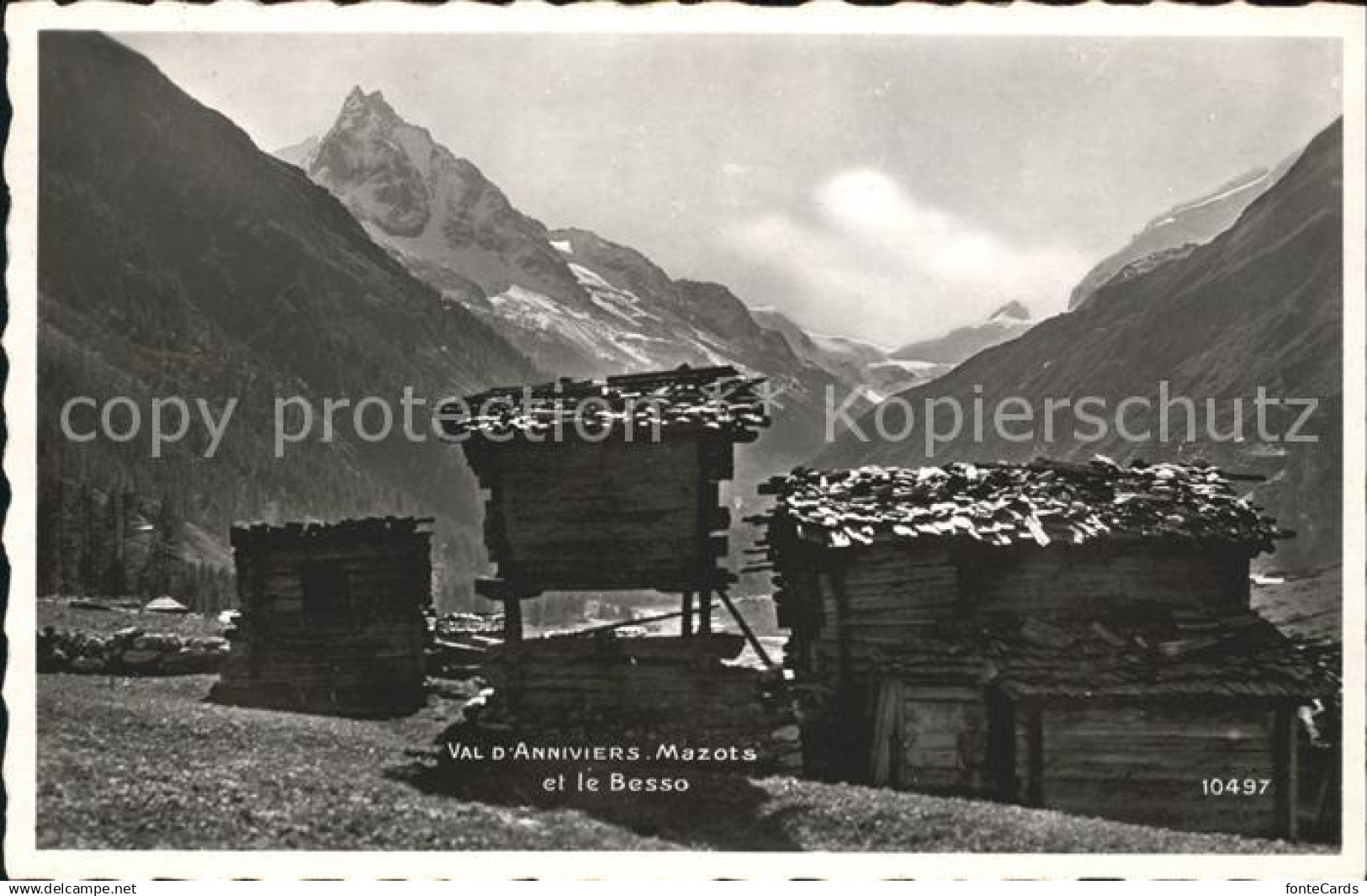 11761966 Anniviers Val d Anniviers Grimentz VS Mazots et le Besso