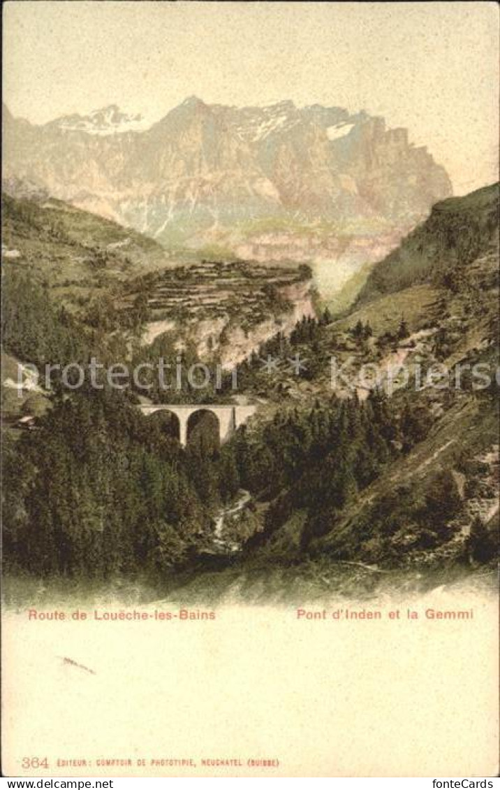 11762179 Loeche-les-Bains Pont d  Inden Gemmi