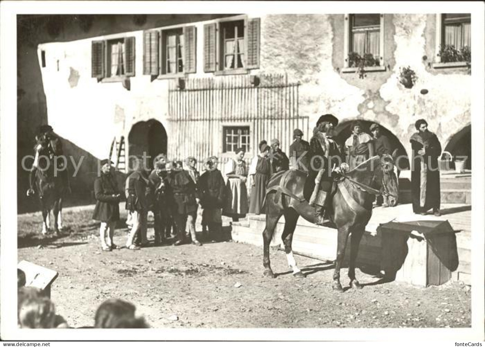 11837488 Bubikon Kreuzritter-Spiel Pferde Auffuehrung 1936 Bubikon