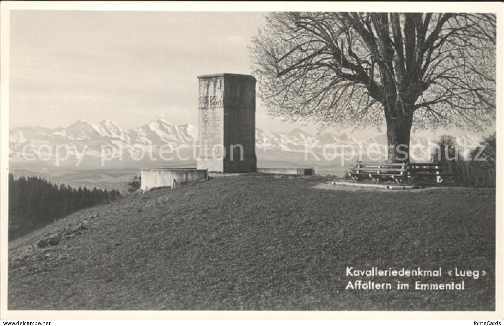 11846577 Affoltern Emmental Kavalleriedenkmal Lueg Affoltern im Emmental