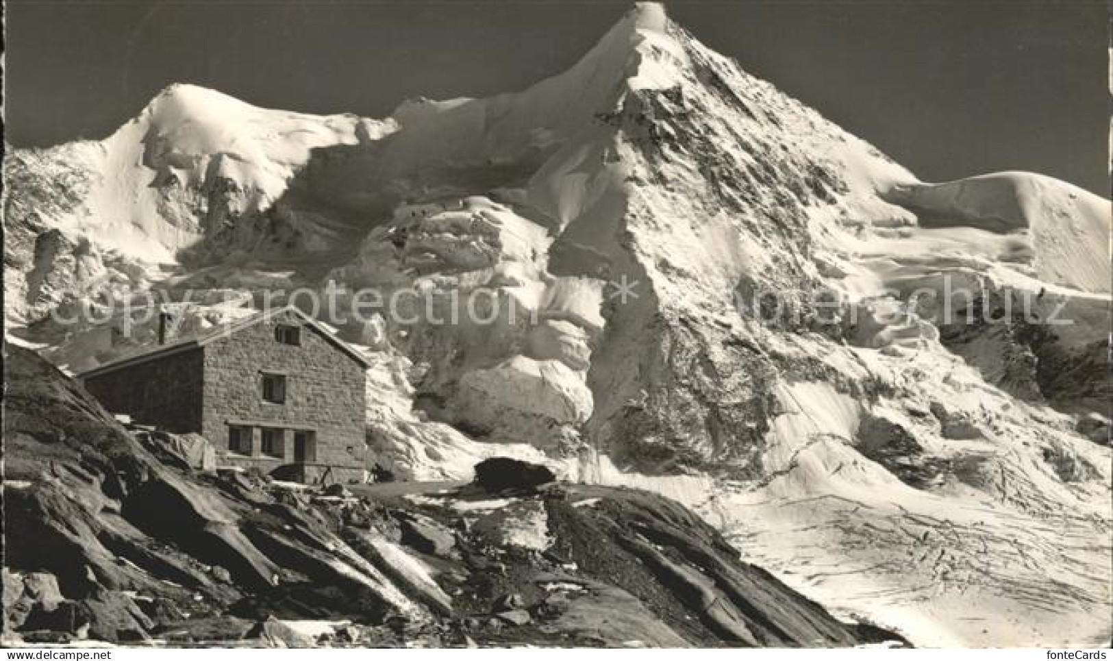 11853337 Anniviers Val d Anniviers Grimentz VS Cabane du Mountet mit Obergabelho