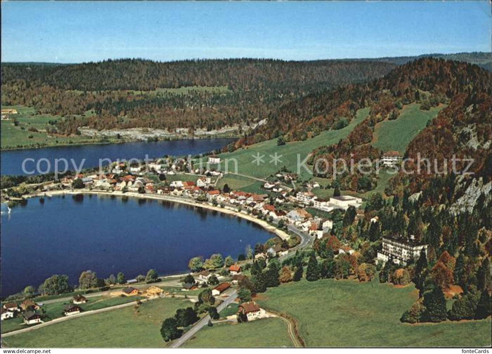 11866944 Le Pont VD Fliegeraufnahme Lac-de-Joux Lac-Brenet Le Pont