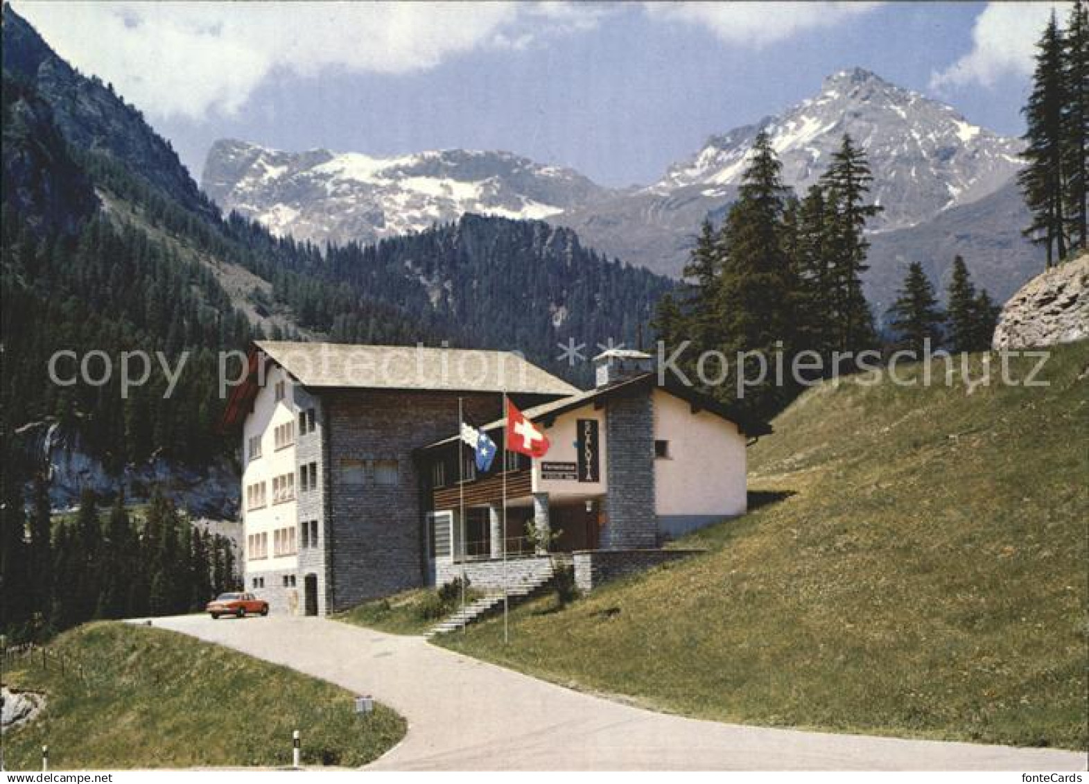 11875351 Marmorera Ferienhaus Scalotte mit Piz Forbisch und Piz Arblatsch