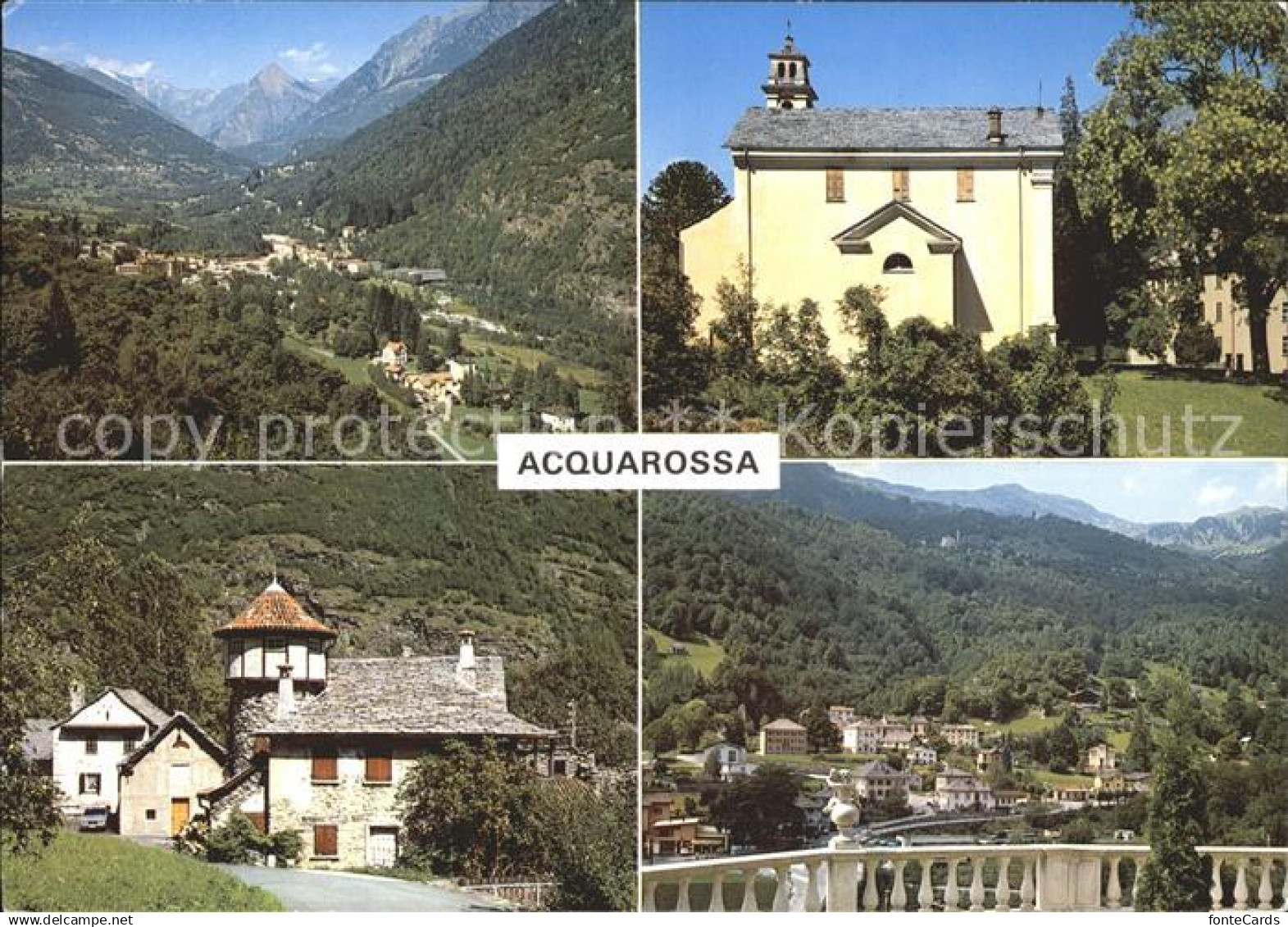 11880172 Acquarossa Valle de Blenio Ortsansichten Kirche