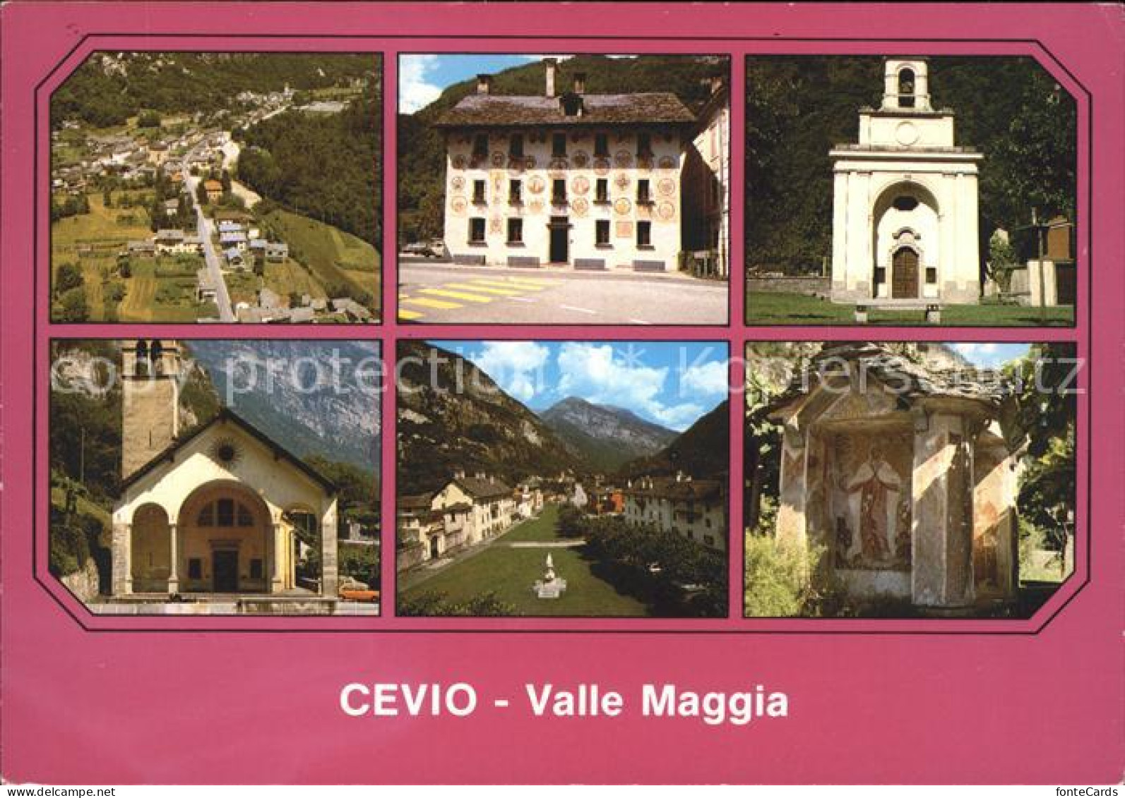 11880328 Cevio Orts und Teilansichten Kirchen Cevio