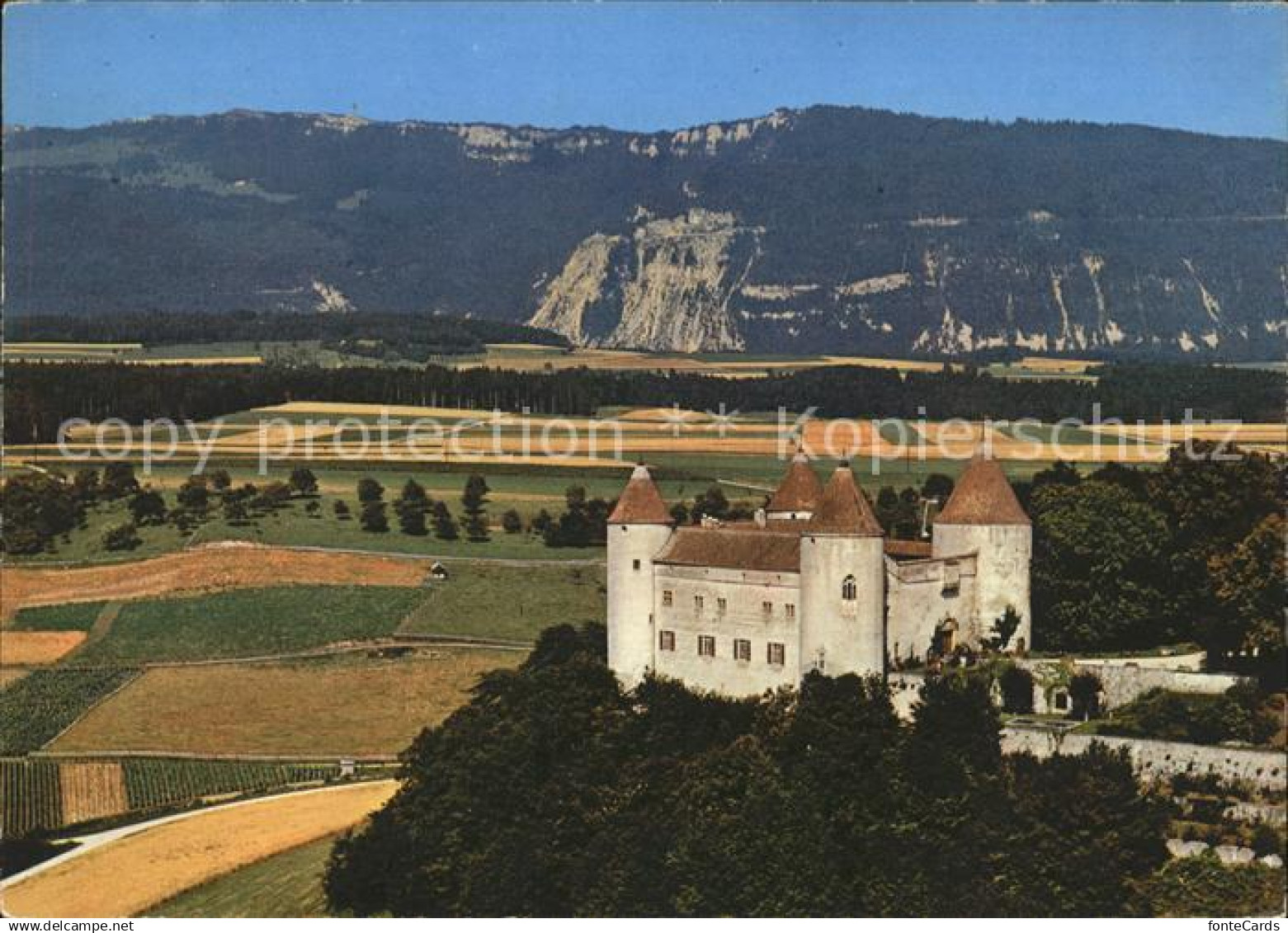 11880736 Champvent Chateau de Champvent et les Aig de Baulmes