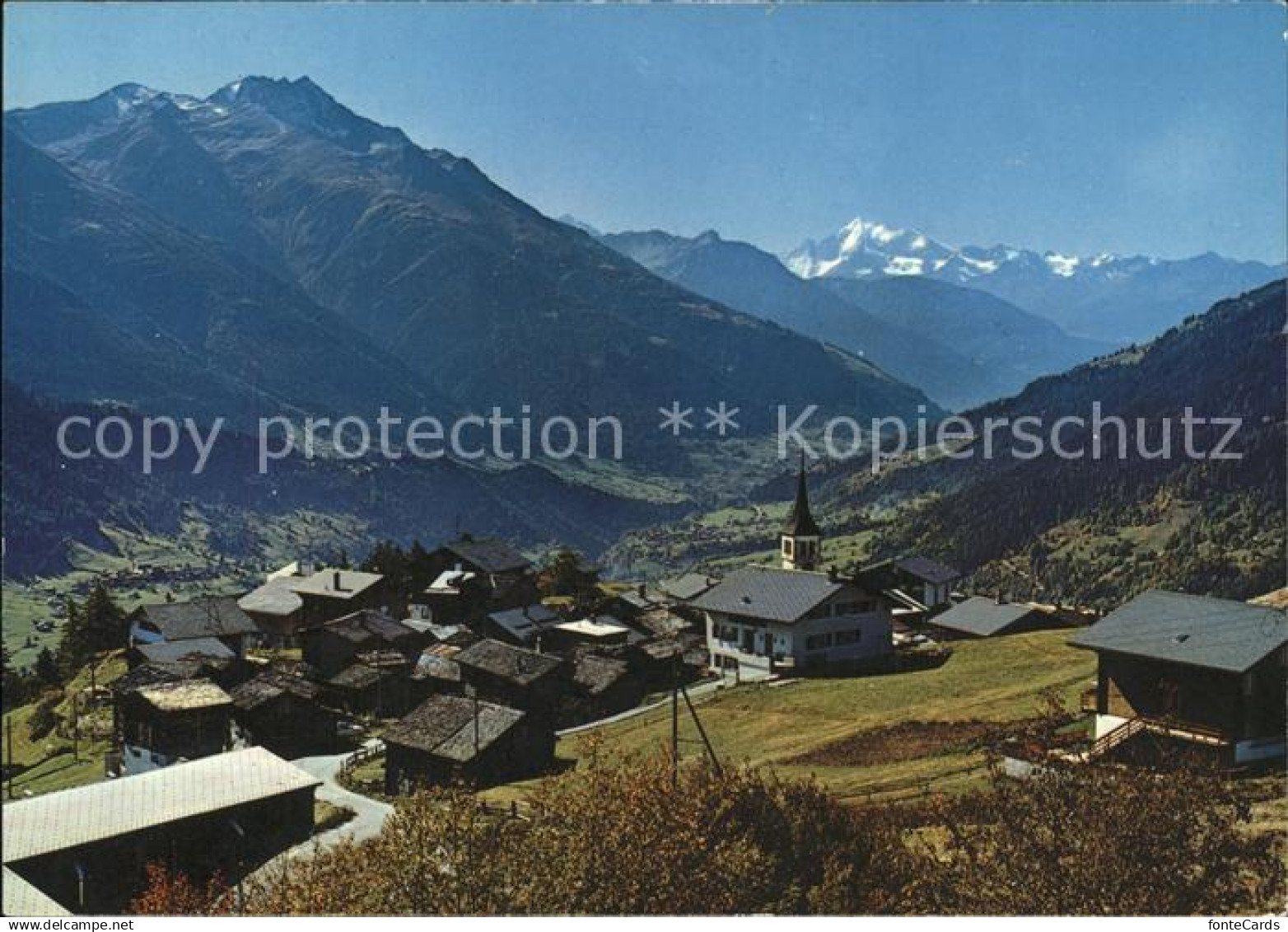 11885928 Bellwald mit Weisshorn Bellwald