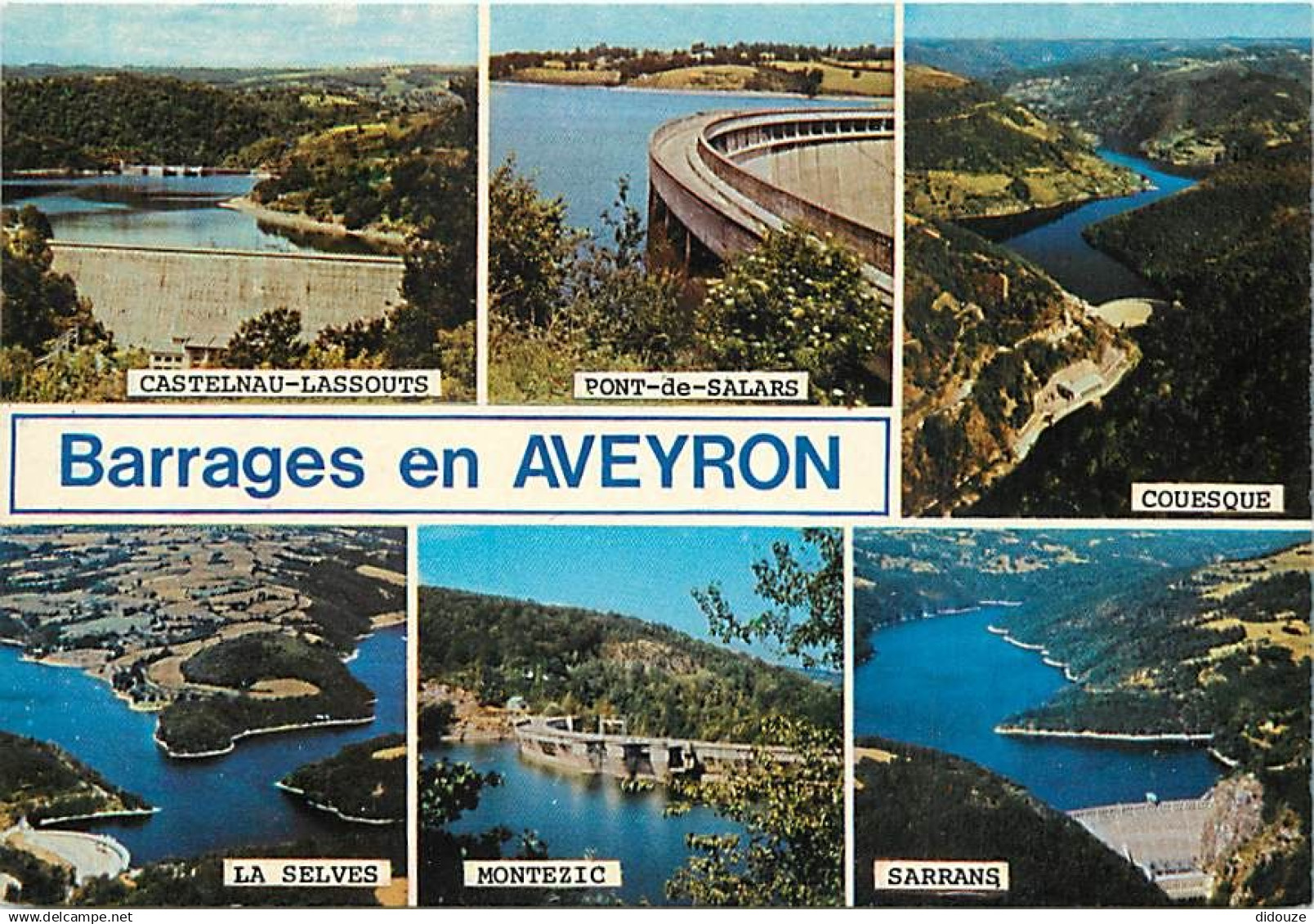 12 - Aveyron - Barrages en Aveyron - Multivues - CPM - Carte Neuve - Voir Scans Recto-Verso