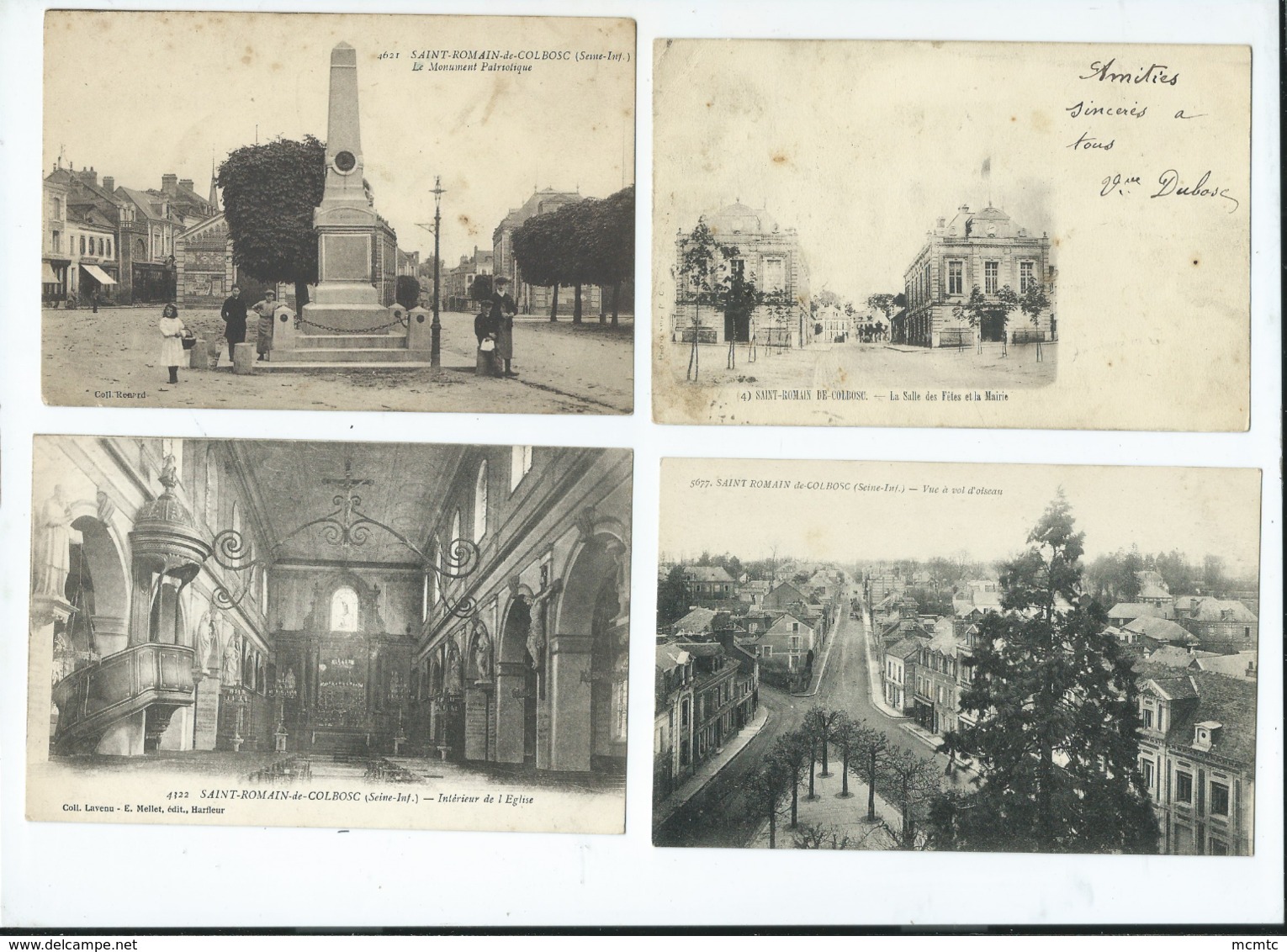 12 cartes -  Saint Romain de Colbosc