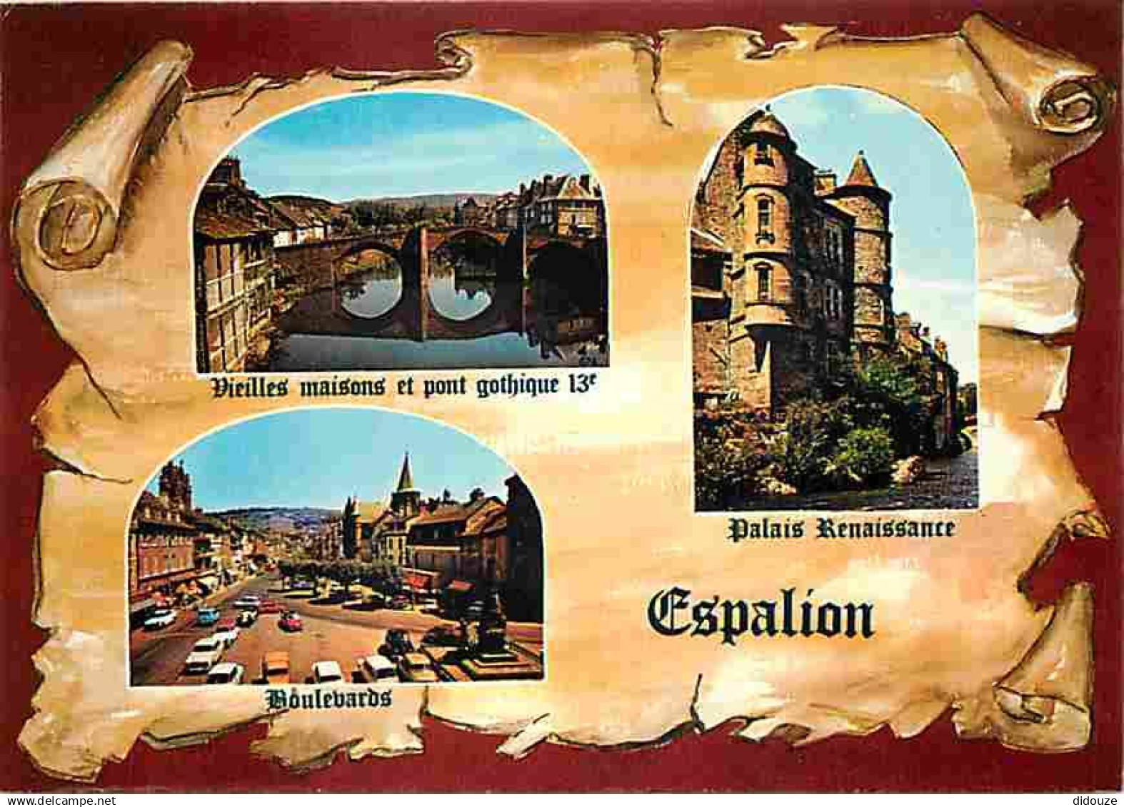 12 - Espalion - Multivues - Automobiles - CPM - Voir Scans Recto-Verso