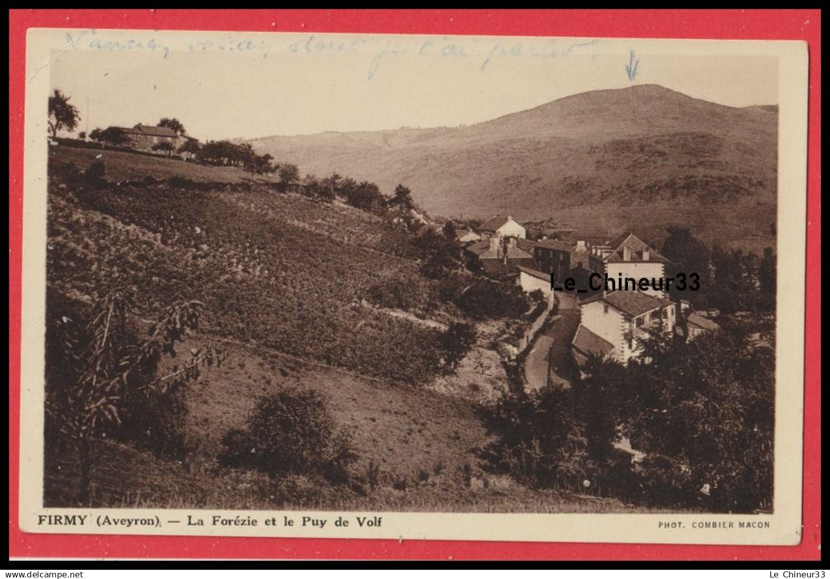 12 - FIRMI ( FIRMY sur la carte ) La Forezie et le puy de volf