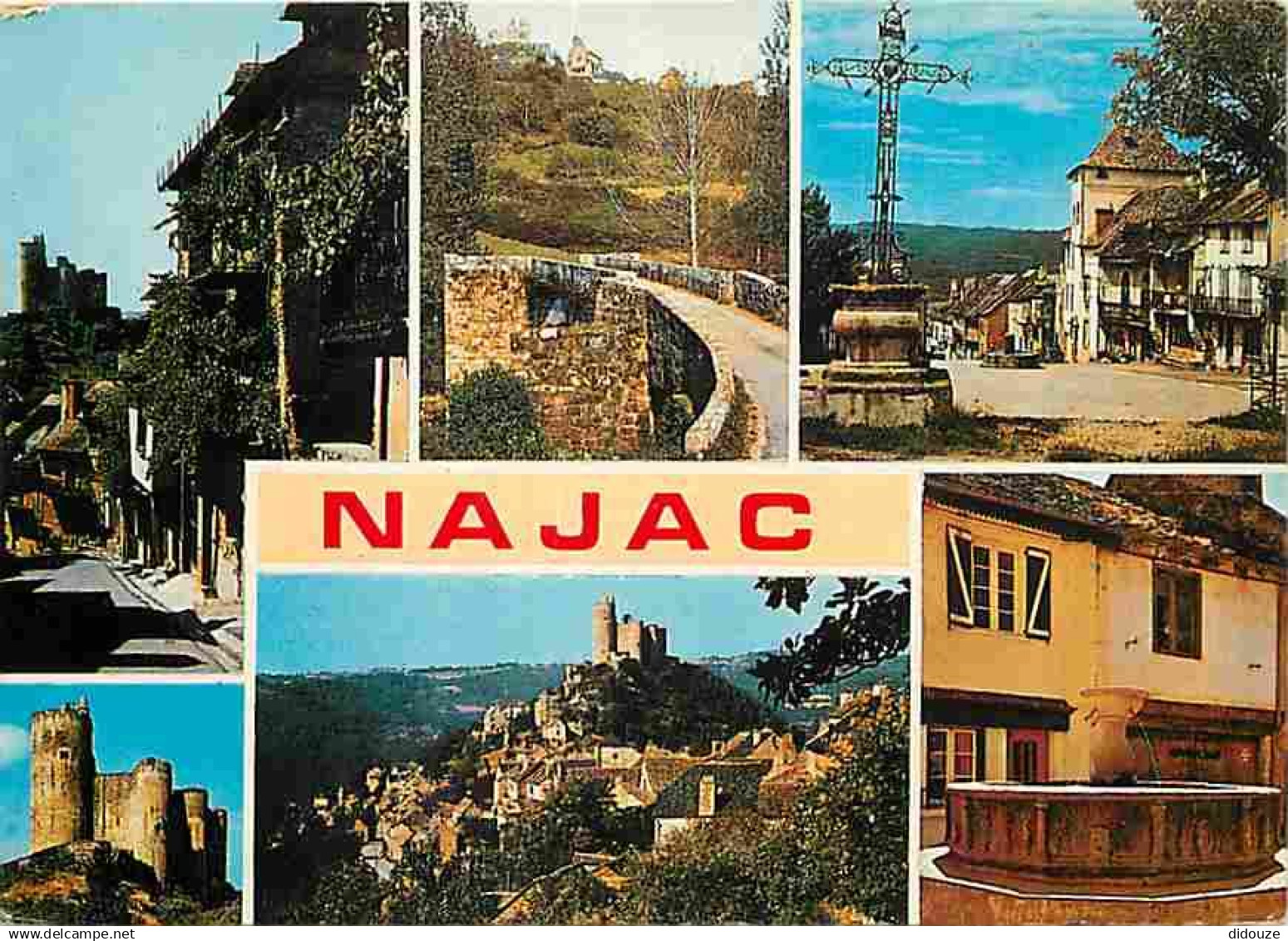 12 - Najac - Multivues - CPM - Voir Scans Recto-Verso