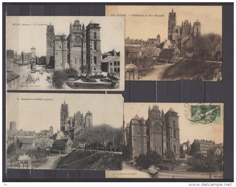 12 - Rodez - Lot de 12 cartes