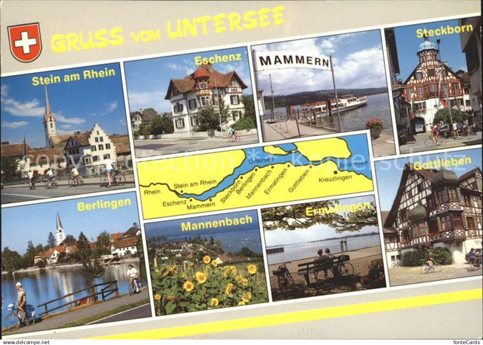 12001264 Untersee TG mit Stein Rhein Eschenz Mammern Steckborn Berlingen Mannenb