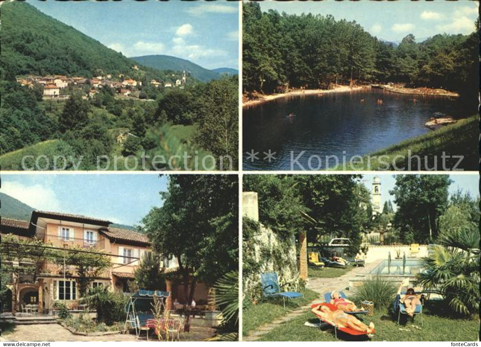 12004661 Astano Albergo della Posta Schwimmbad Liegewiese Astano