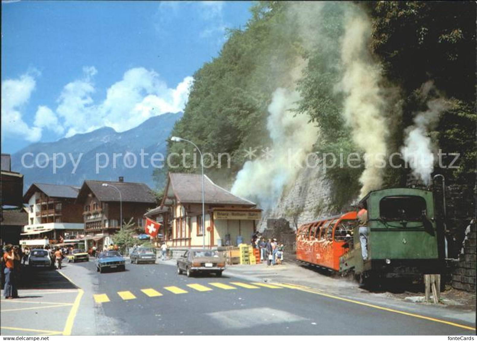 12015576 Brienz-Rothornbahn Abfahrt Brienz  Brienz-Rothornbahn