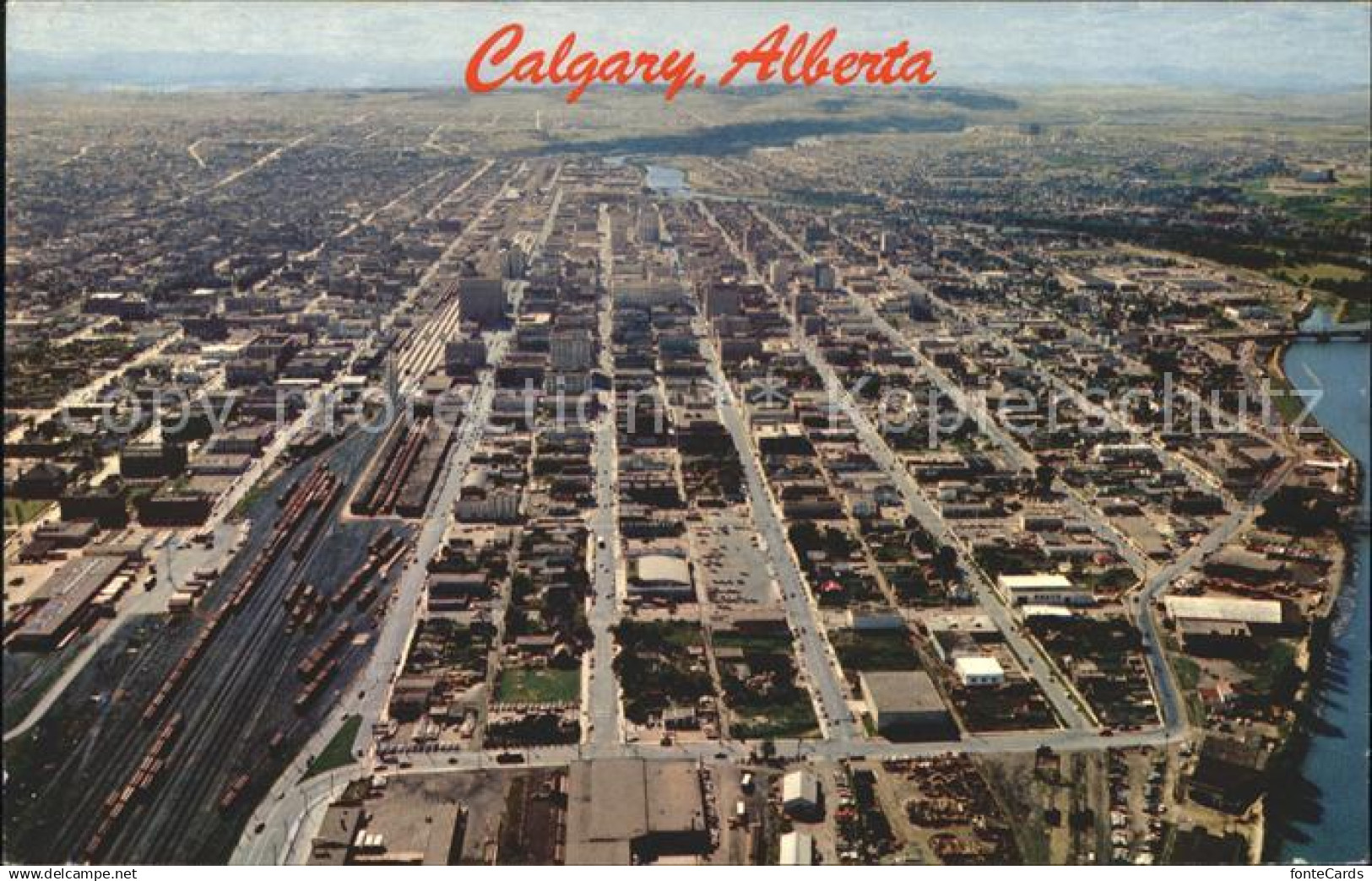 12020909 Calgary Aerial view Calgary