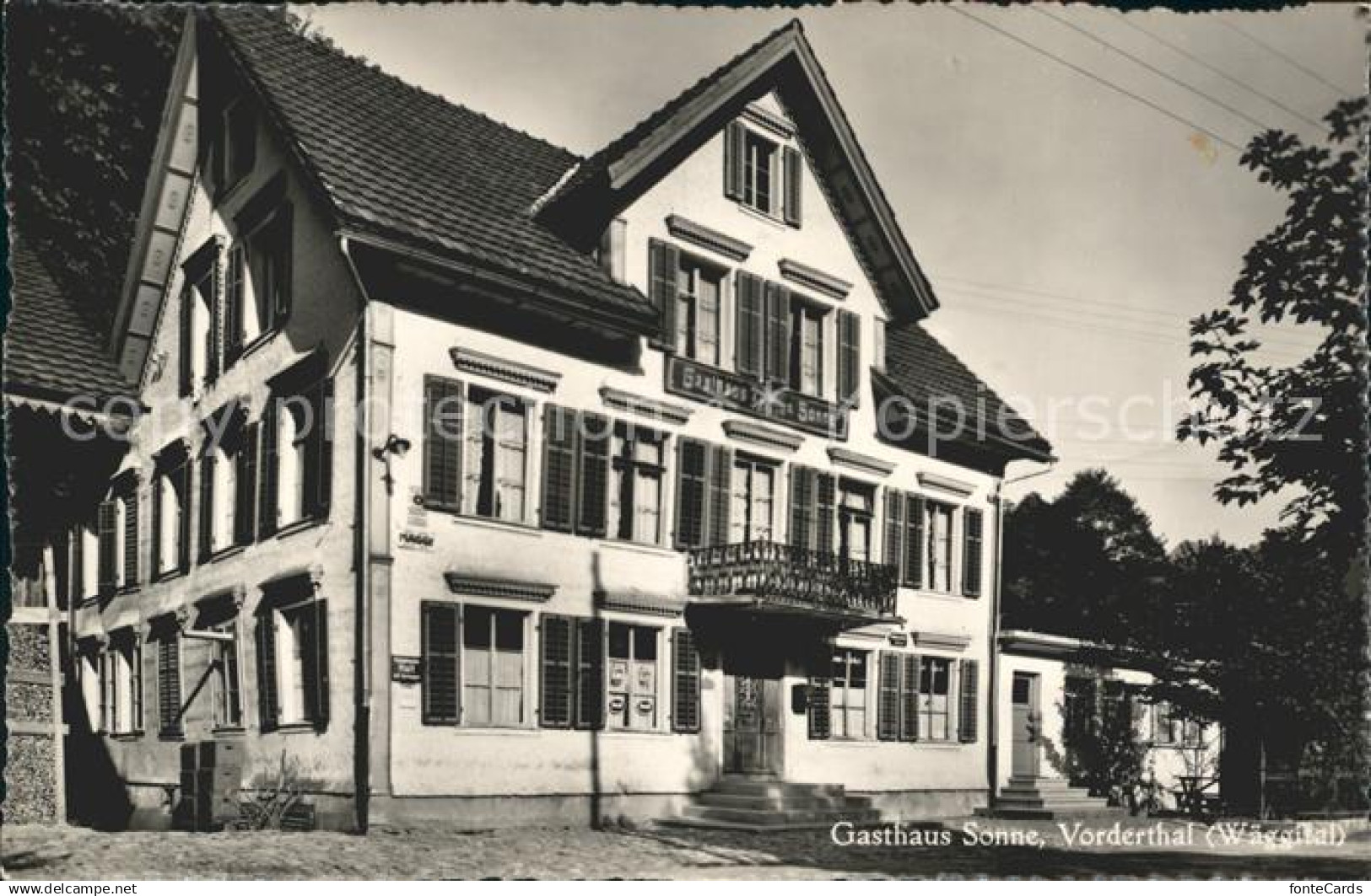 12039591 Vorderthal Gasthaus Sonne