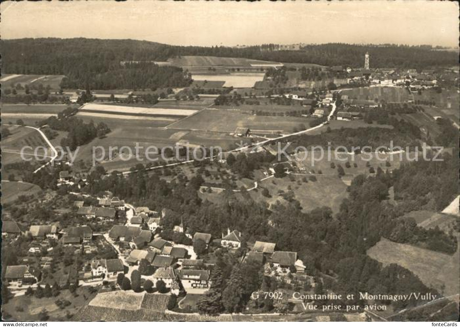 12160691 Constantine Avenches Fliegeraufnahme Vuè prise par avion Constantine