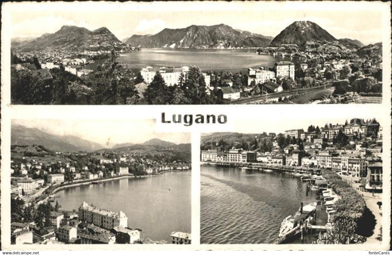 12294752 Lugano TI Panorama Luganersee