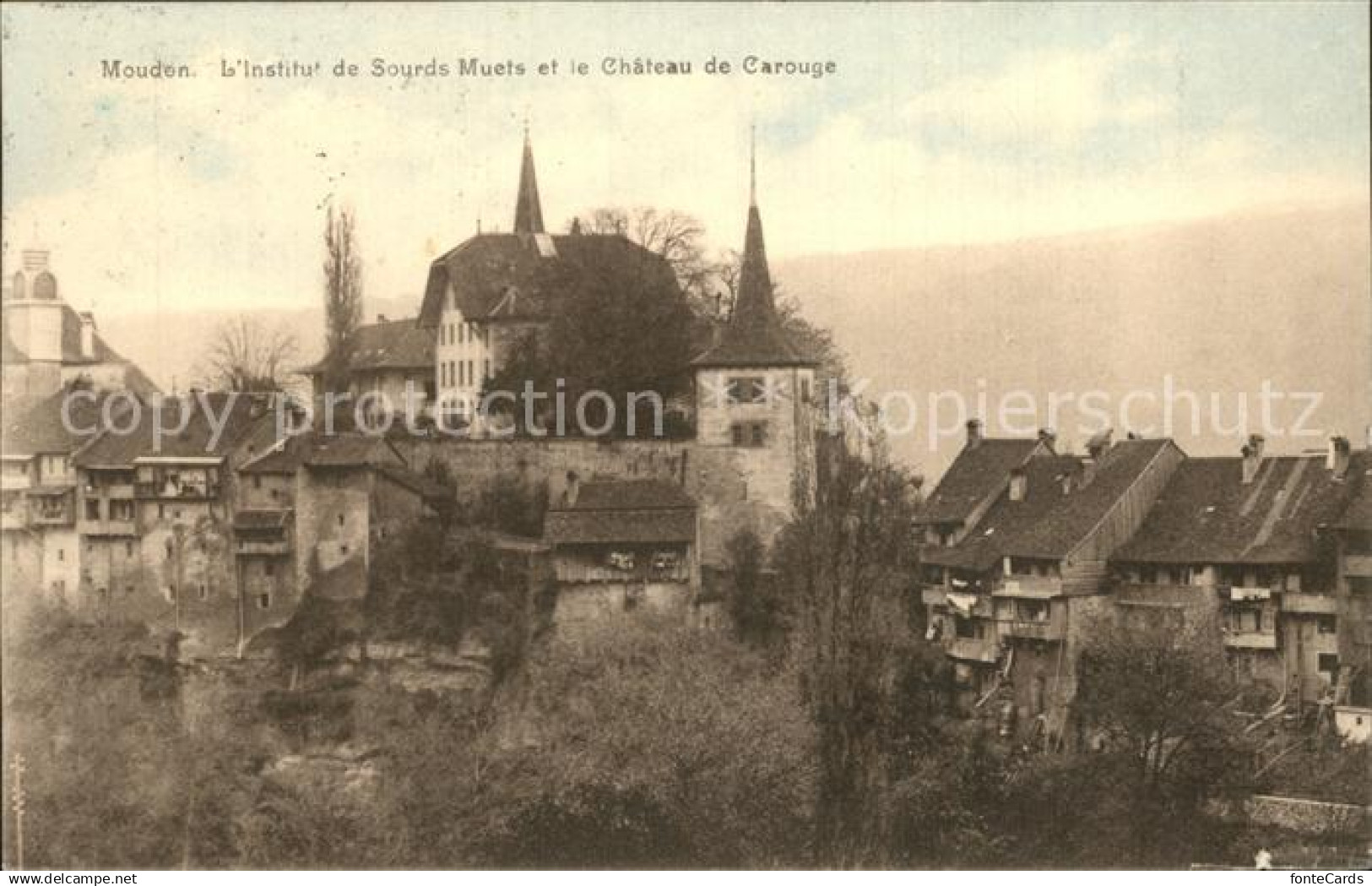 12320983 Moudon Institut de Sourds Muets Chateau de Carouge