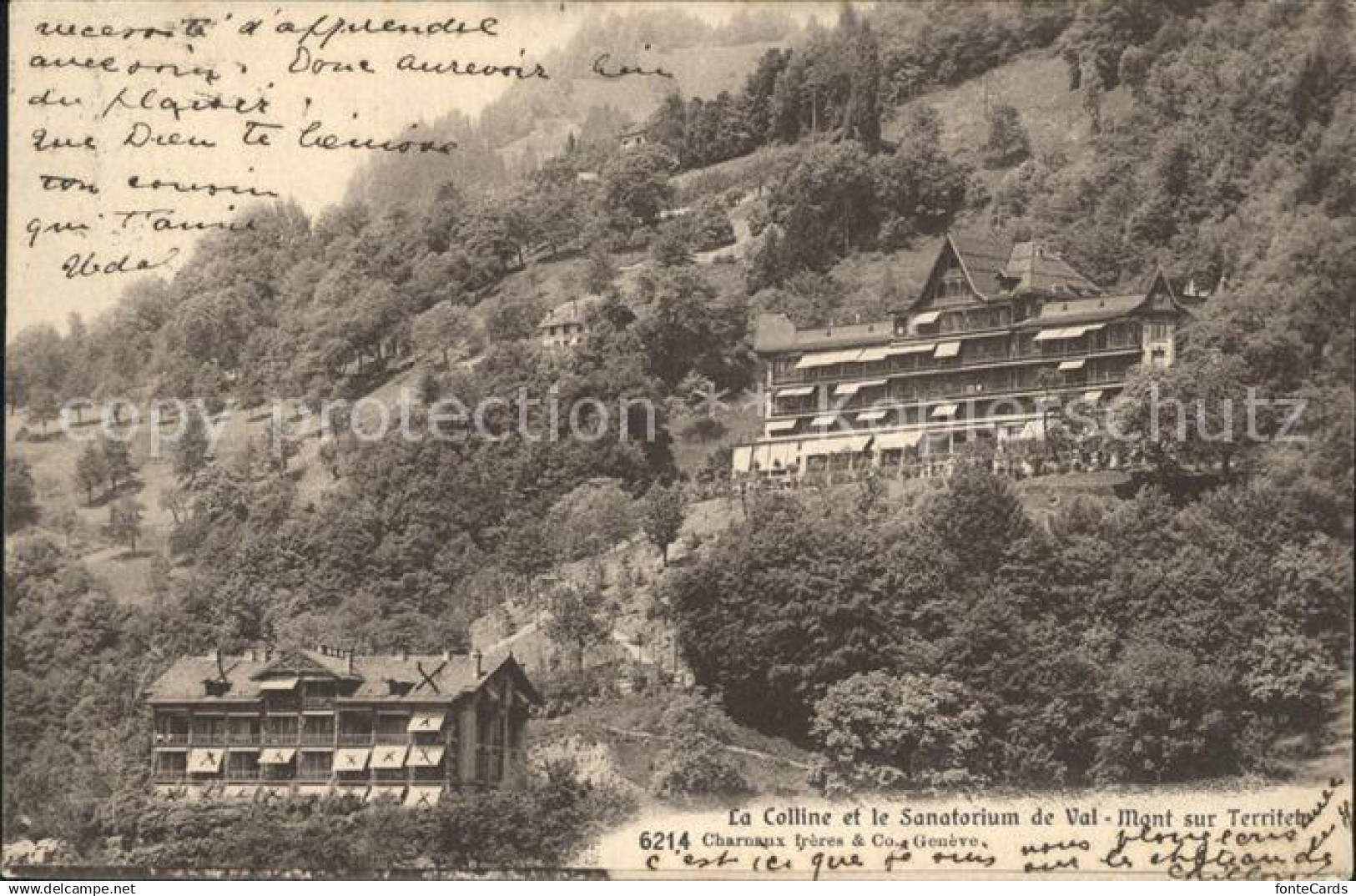 12324206 Territet Colline et Sanatorium Valmont Territet