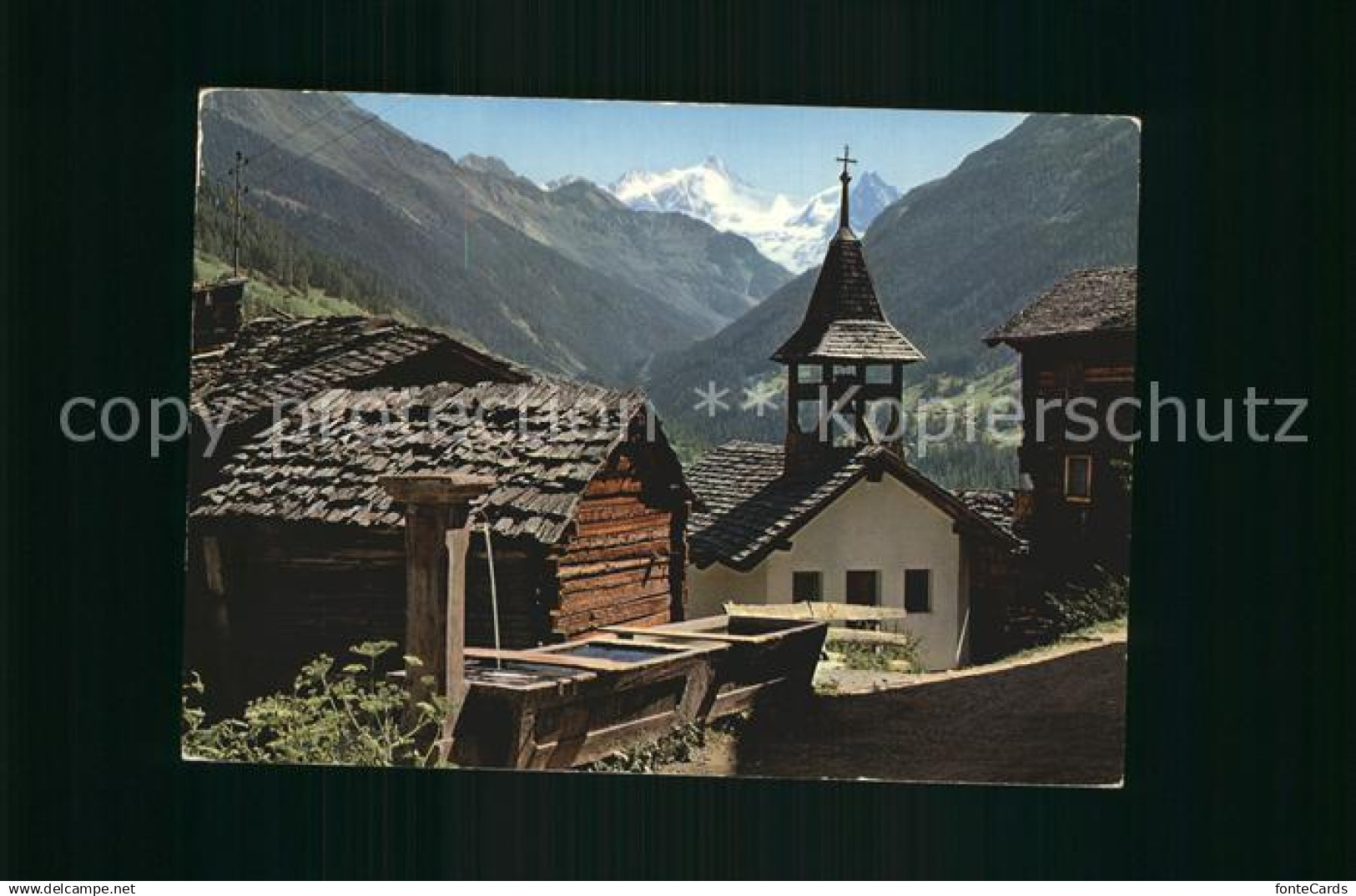 12434128 Anniviers Val d Anniviers Grimentz VS Kapelle Sankt Jean Rothorn Besso