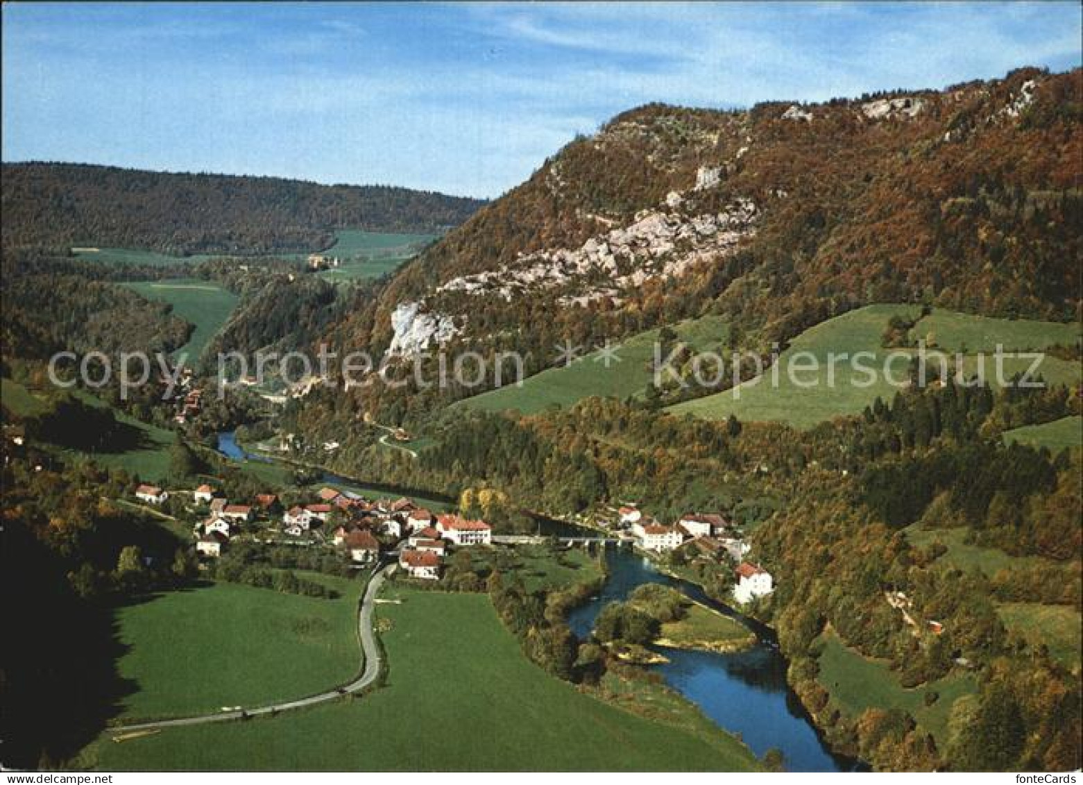 12568661 Goumois Franches-Montagnes Grenze Frankreich Schweiz