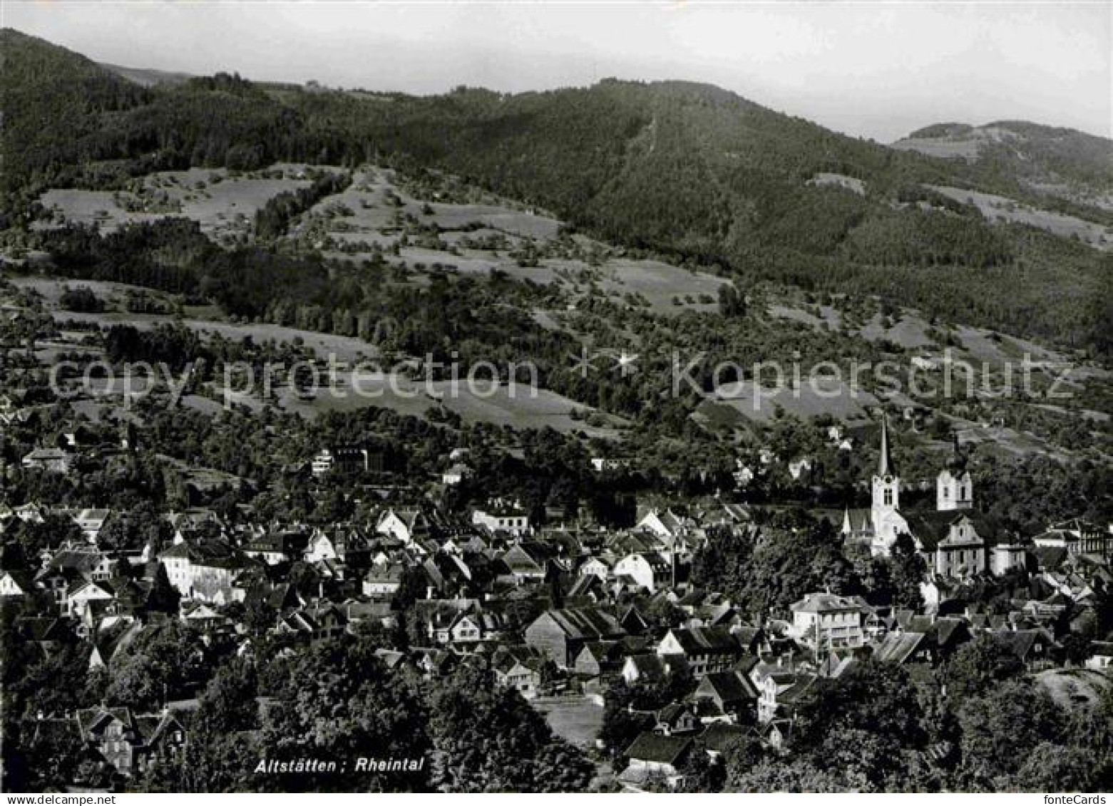 12632670 Altstaetten SG Panorama Rheintal Altstaetten