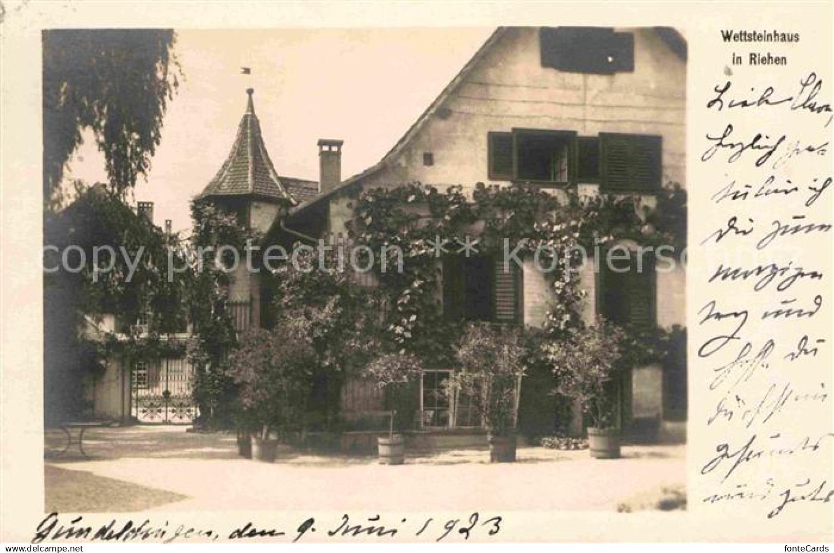 12660543 Riehen Buergermeister Wettsteinhaus Riehen