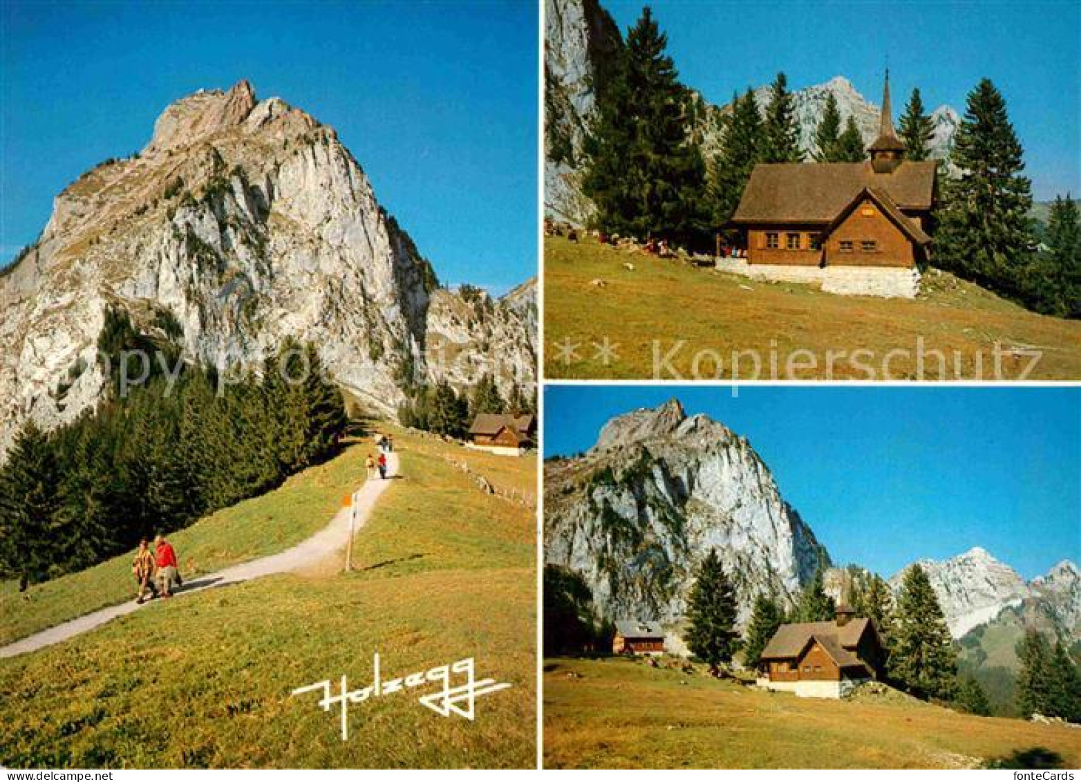 12674992 Alpthal Berggasthaus Holzegg Bruder Klaus Kapelle und Mythen Alpthal