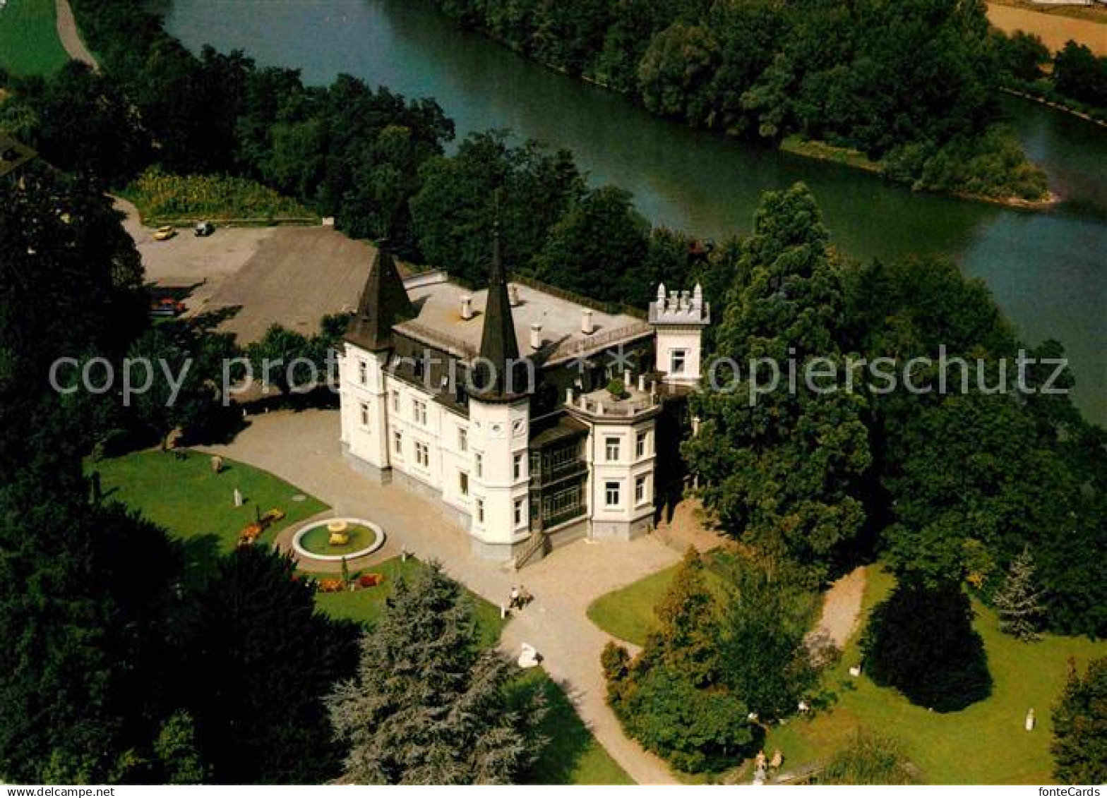 12774745 Bad Zurzach Fliegeraufnahme Schlosskaffee Bad Zurzach