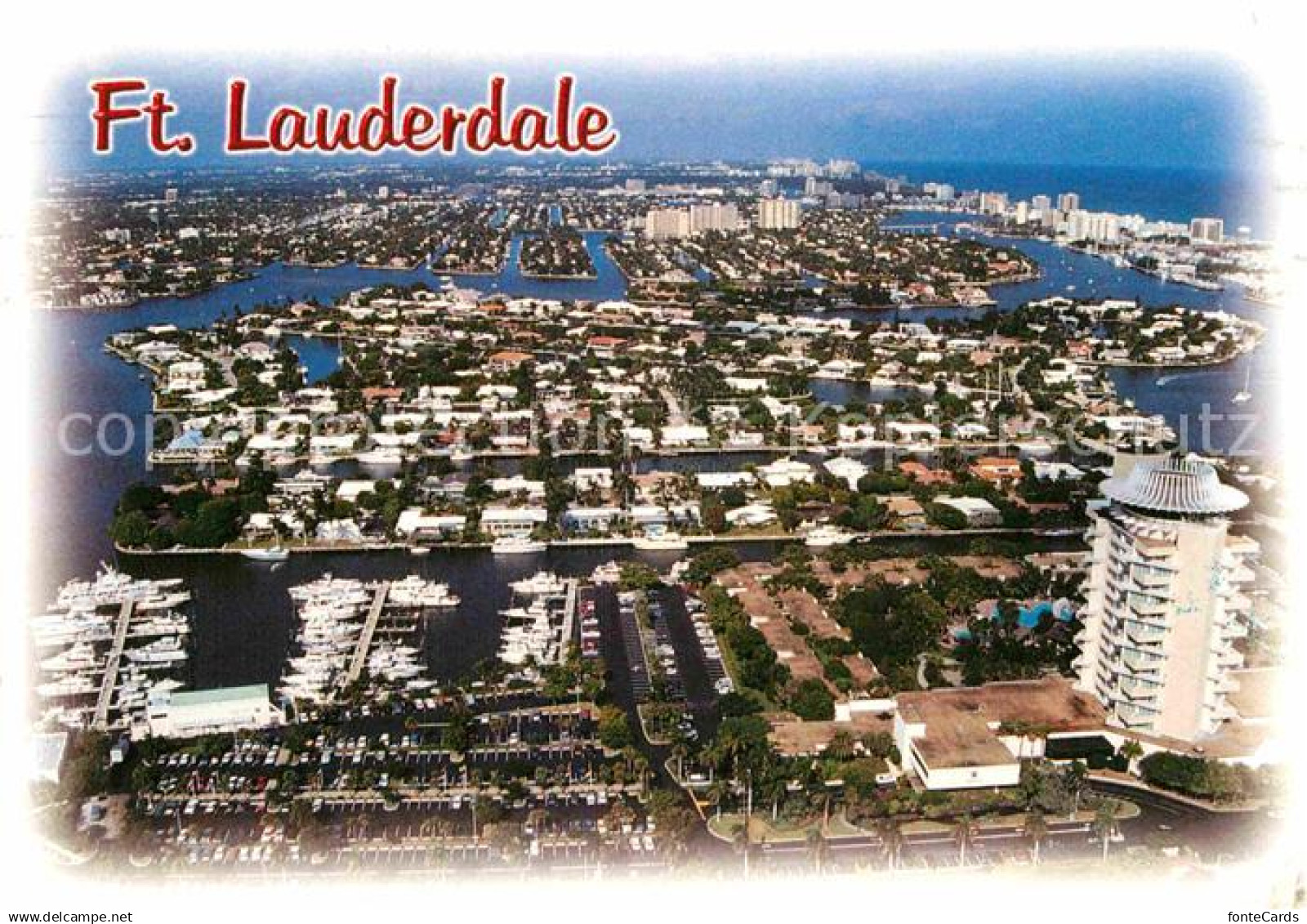 12851312 Fort Lauderdale Fliegeraufnahme Hafen