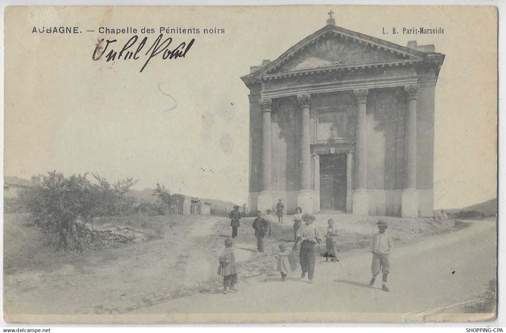 13 - Aubagne - Chapelle des Pénitents noirs - Animée