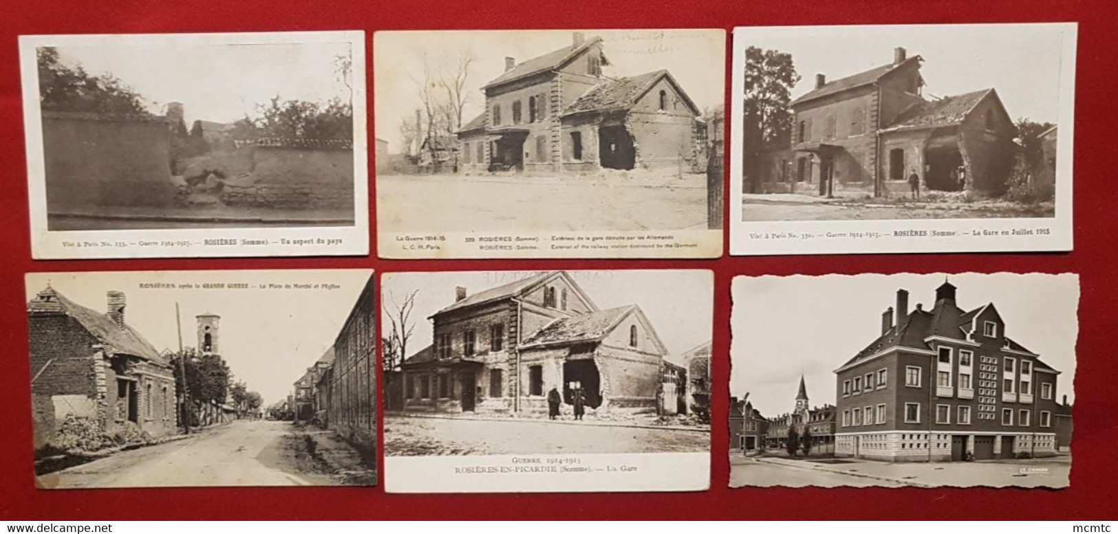 13 cartes -  Rosieres en Santerre     -( 80. Somme )