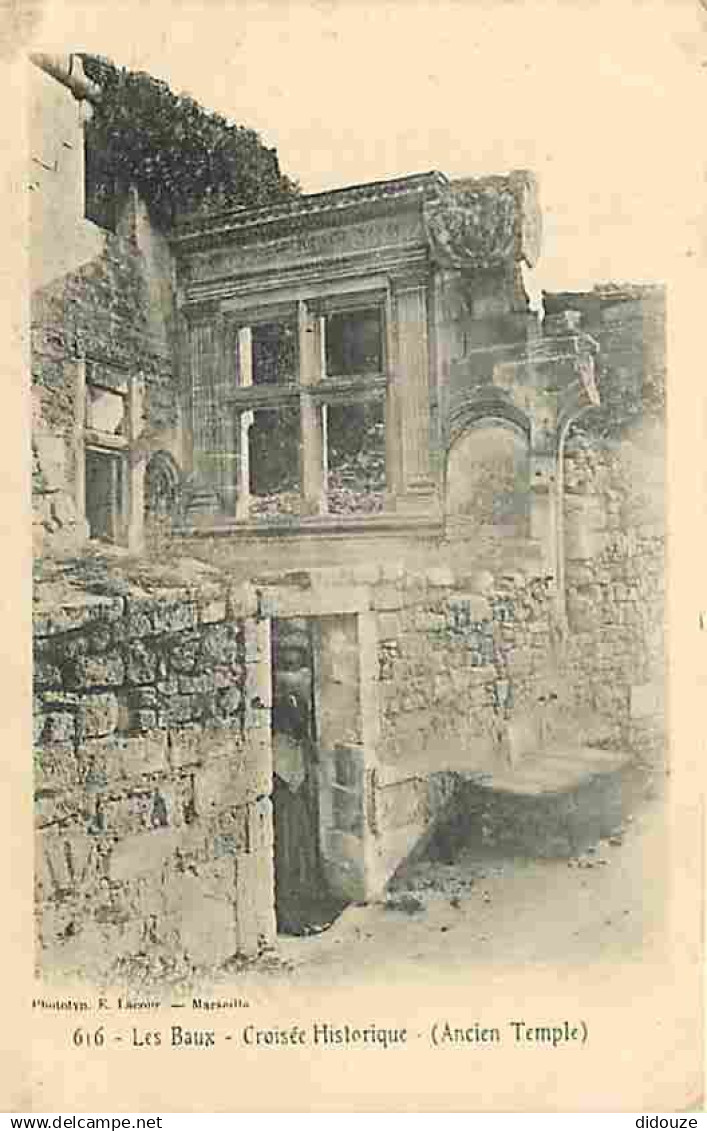 13 - Les Baux de Provence - Ancien Temple - CPA - Voir Scans Recto-Verso