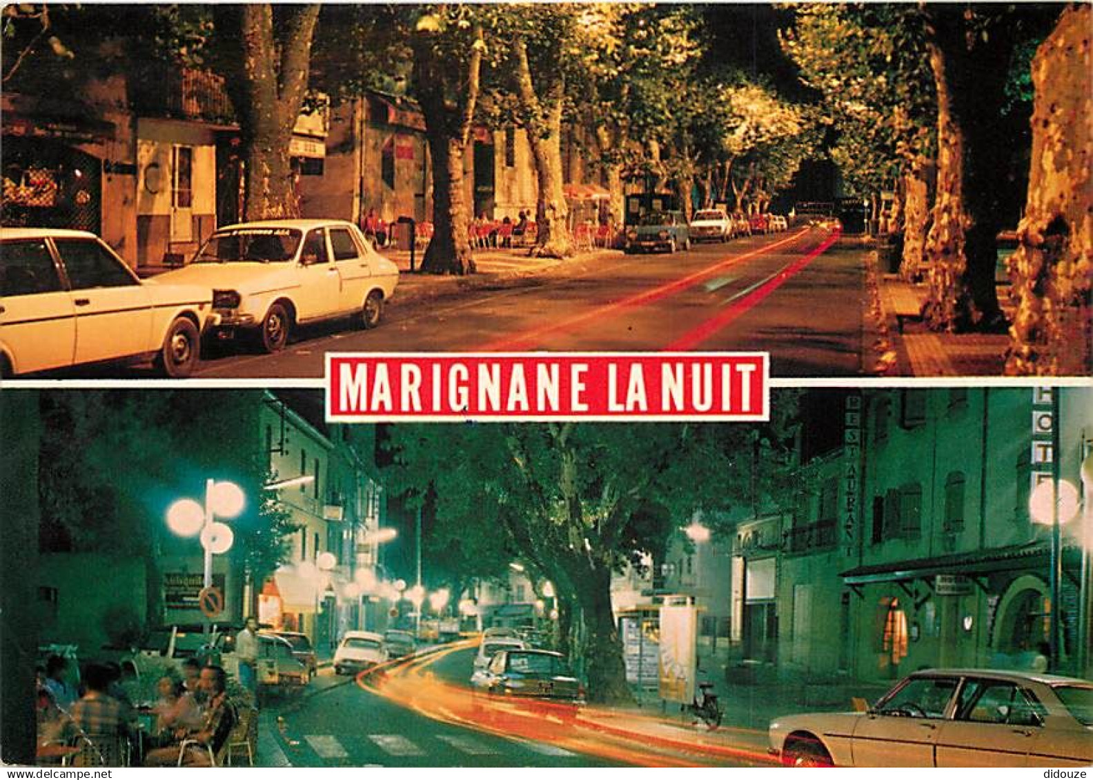 13 - Marignane - Marignane la nuit - Multivues - Automobiles - CPM - Voir Scans Recto-Verso