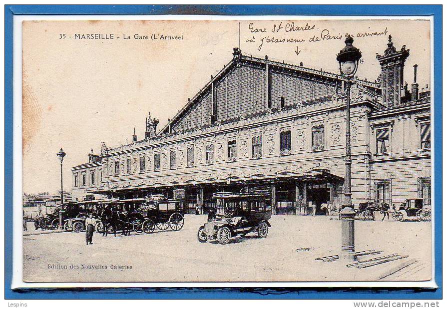 13 - MARSEILLE -- La Gare l'arrivée