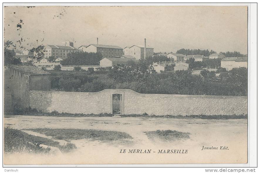 13 // MARSEILLE     LE MERLAN    vue générale   Janselme edit