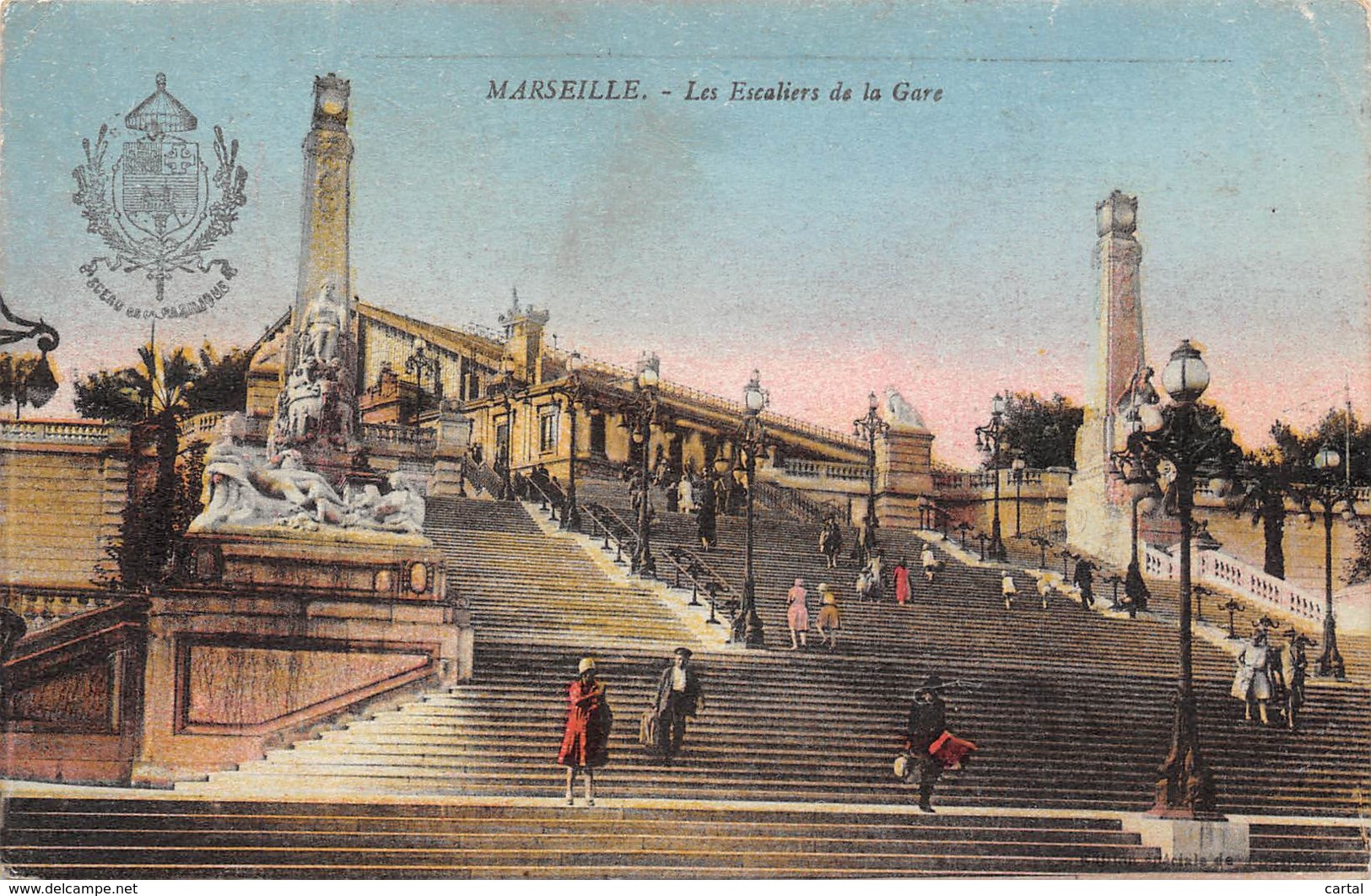 13 - MARSEILLE - Les Escaliers de la Gare