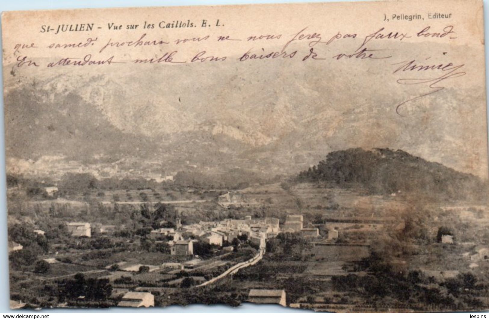 13 - SAINT JULIEN -- Vue sur les Caillols