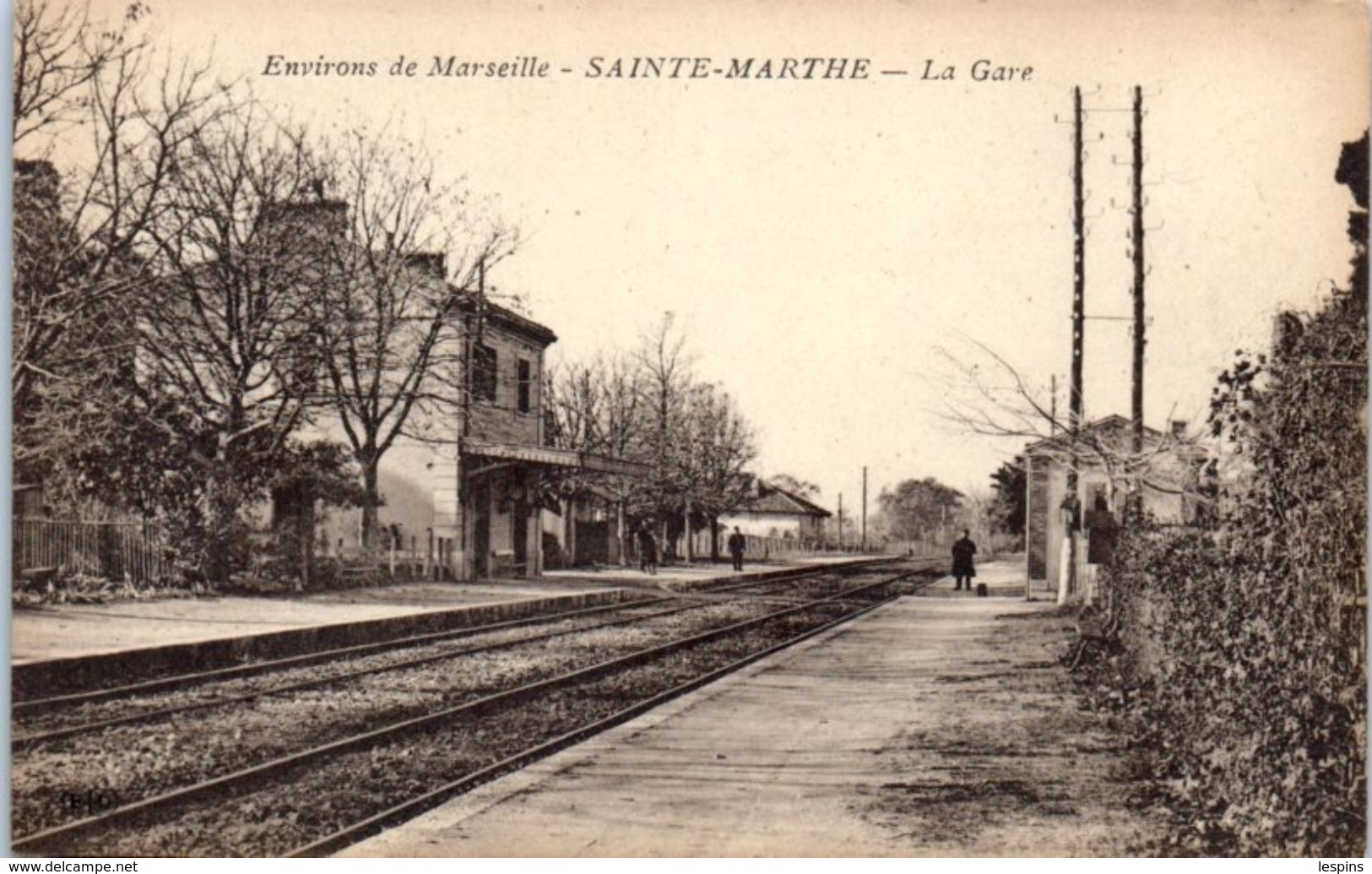 13 - SAINTE  MARTHE --  La gare