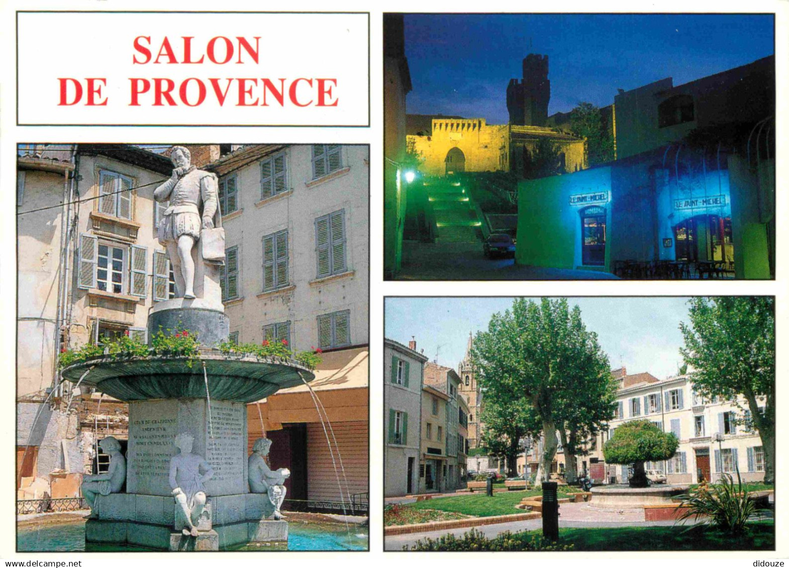 13 - Salon de Provence - Multivues - Fontaine - CPM - Flamme Postale - Voir Scans Recto-Verso