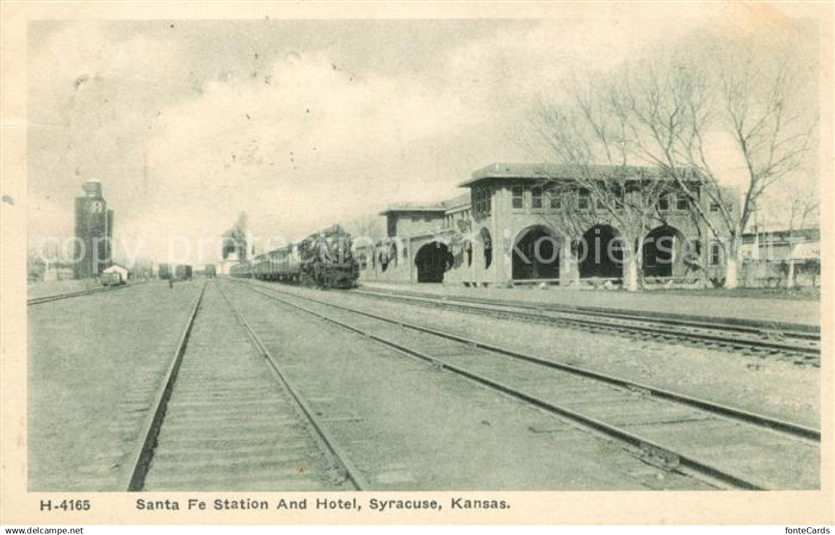 13043487 Syracuse Kansas Santa Fe Station Hotel