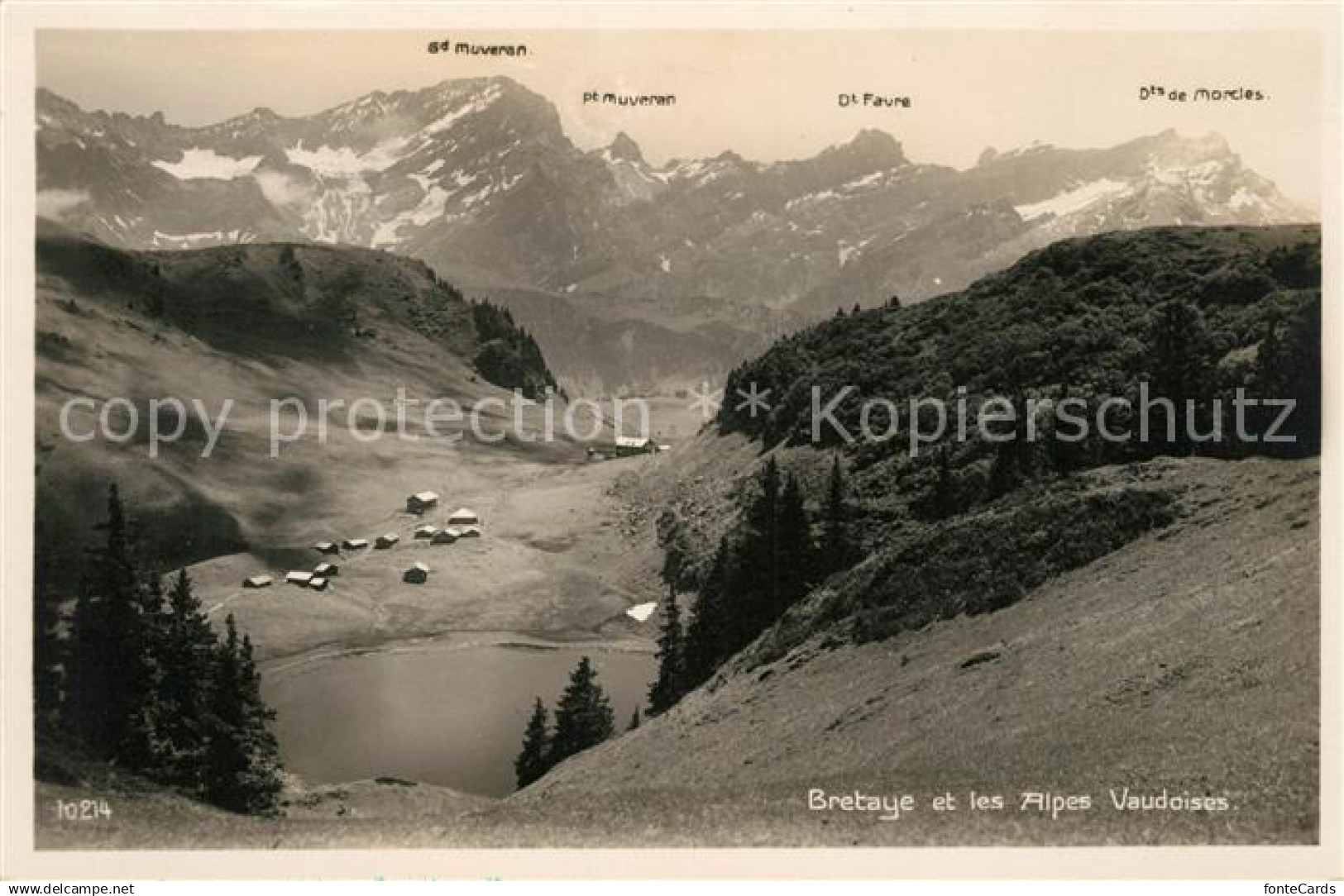 13114108 Bretaye et les Alpes Vaudoises Landschaftspanorama Alpen Bretaye