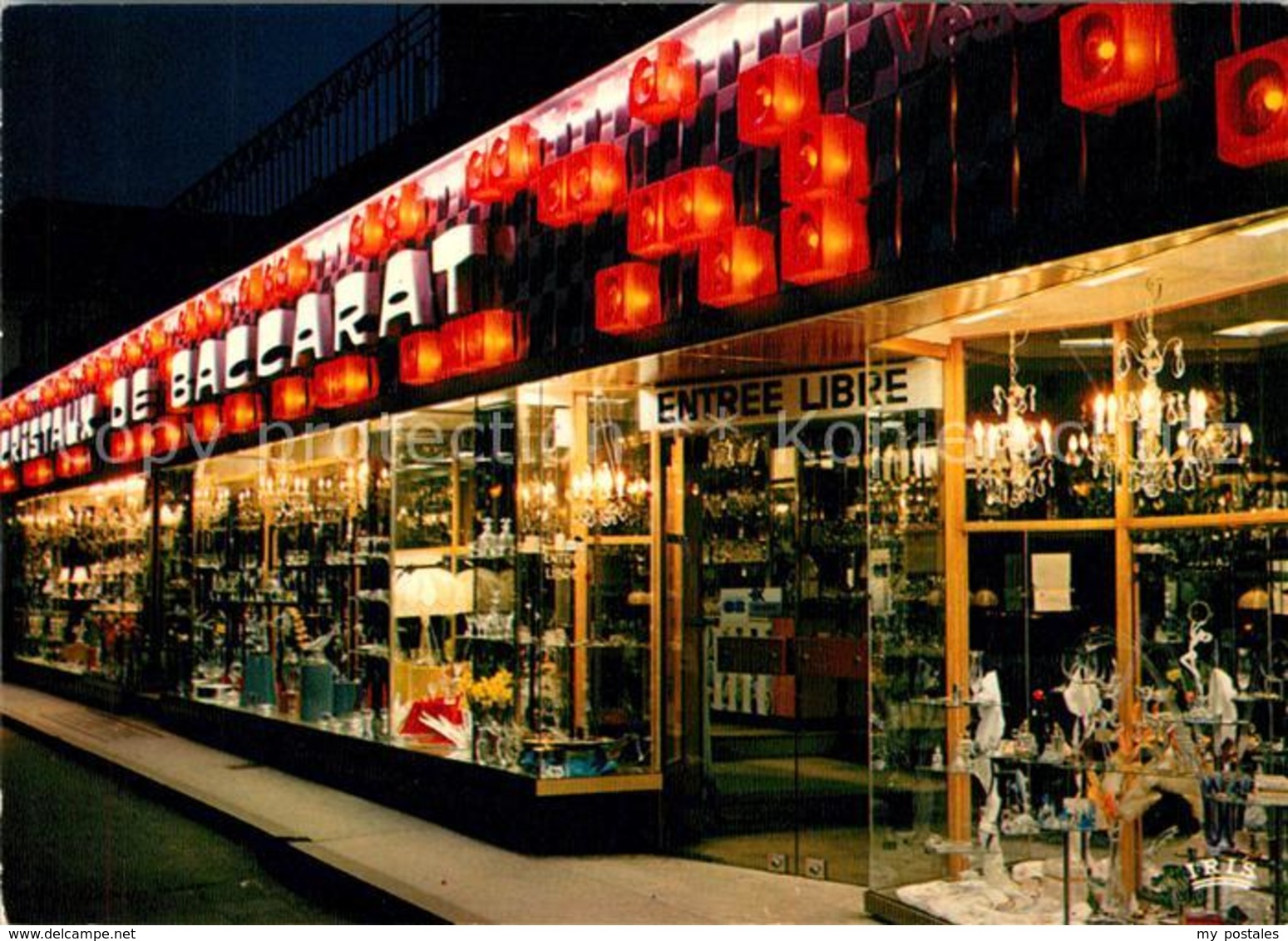 13149520 Baccarat Vessiere Cristaux Magasin de vente de nuit Baccarat